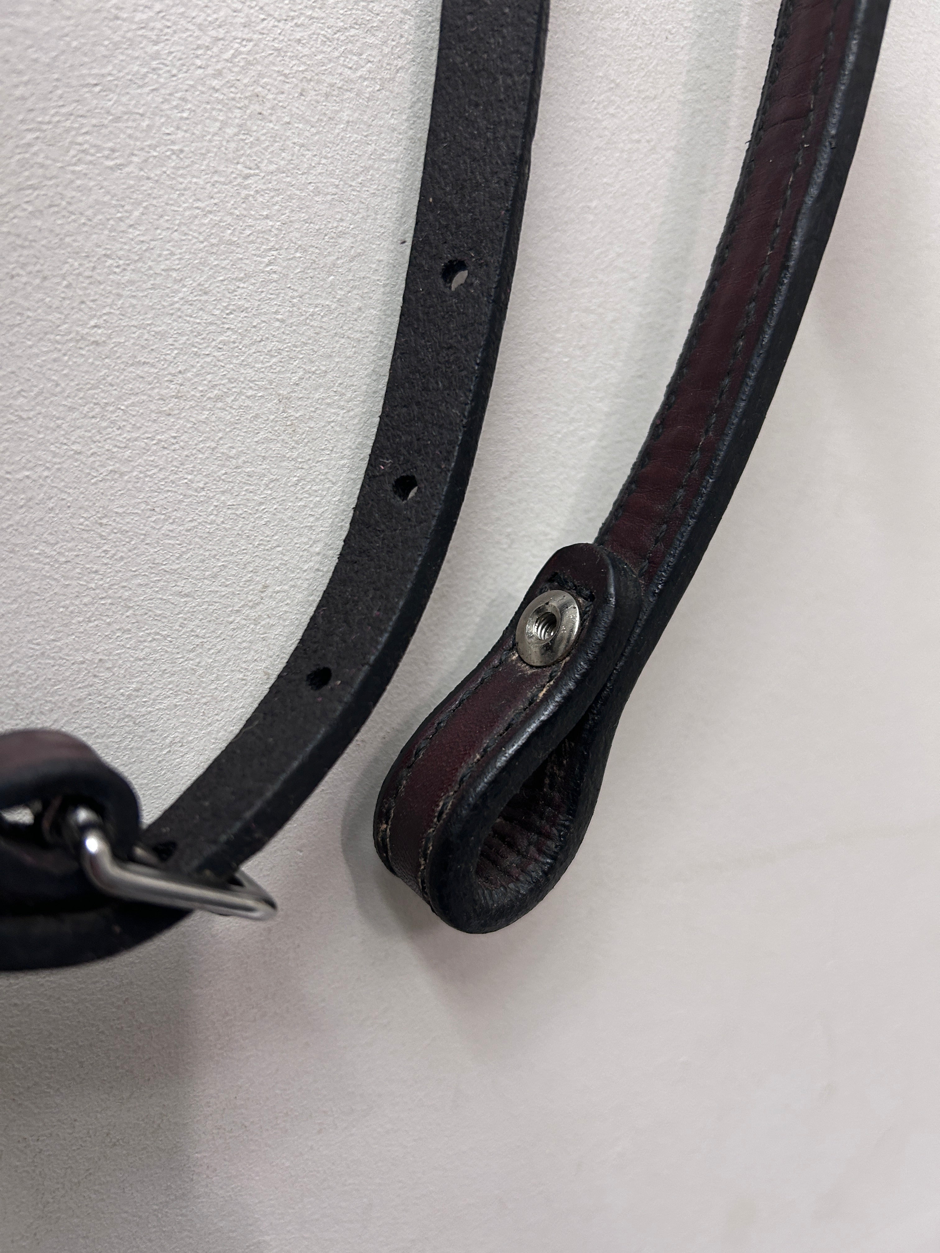 Dark Oil Stamped Browband Western Headstall