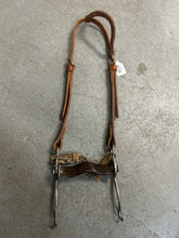 Load image into Gallery viewer, One Ear Harness Leather Headstall with Rutledge Bit
