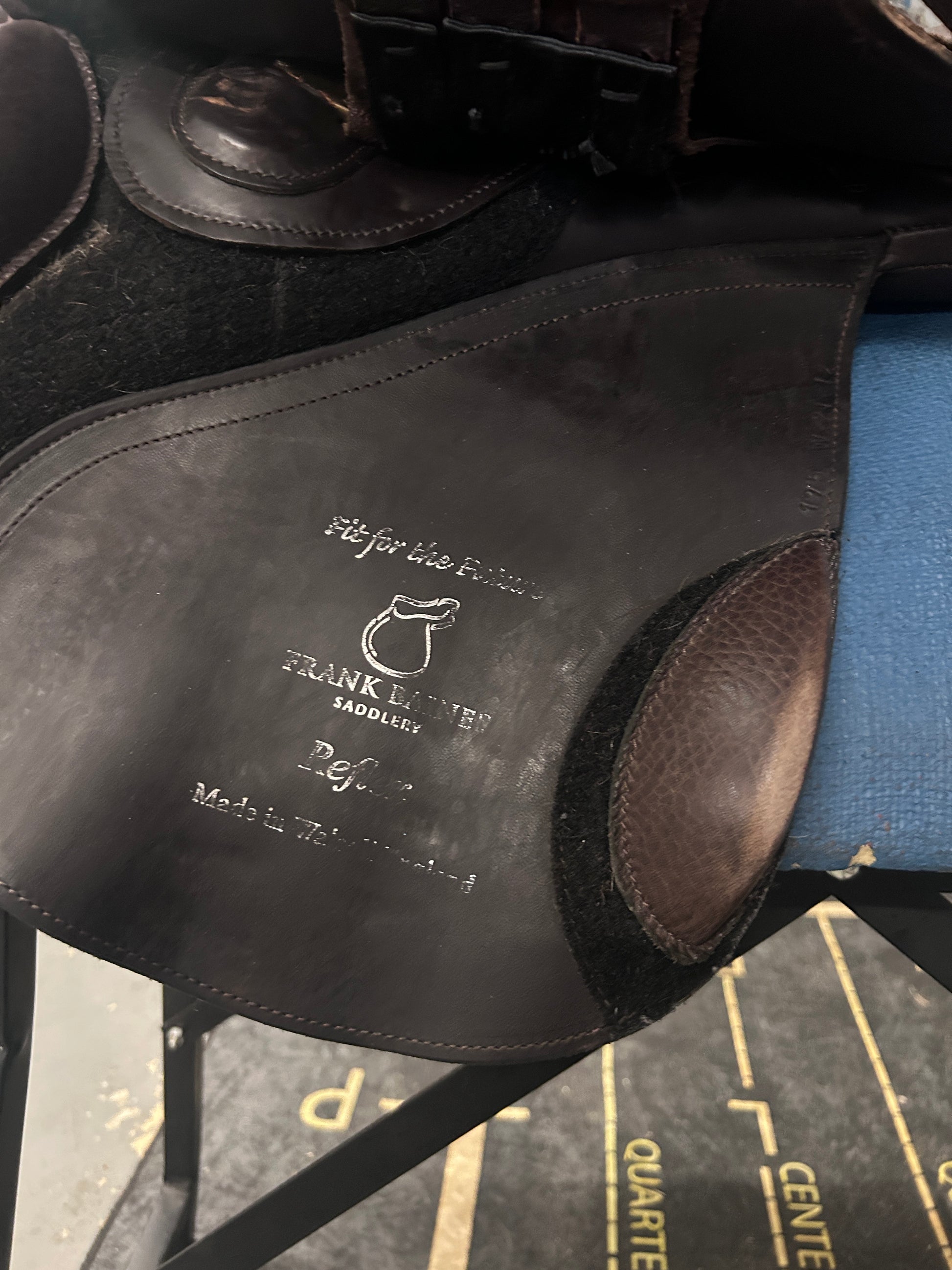 17.5" Frank Baines Reflex Close Contact Saddle-Saddle-Consignment-Evolution Equestrian Co.