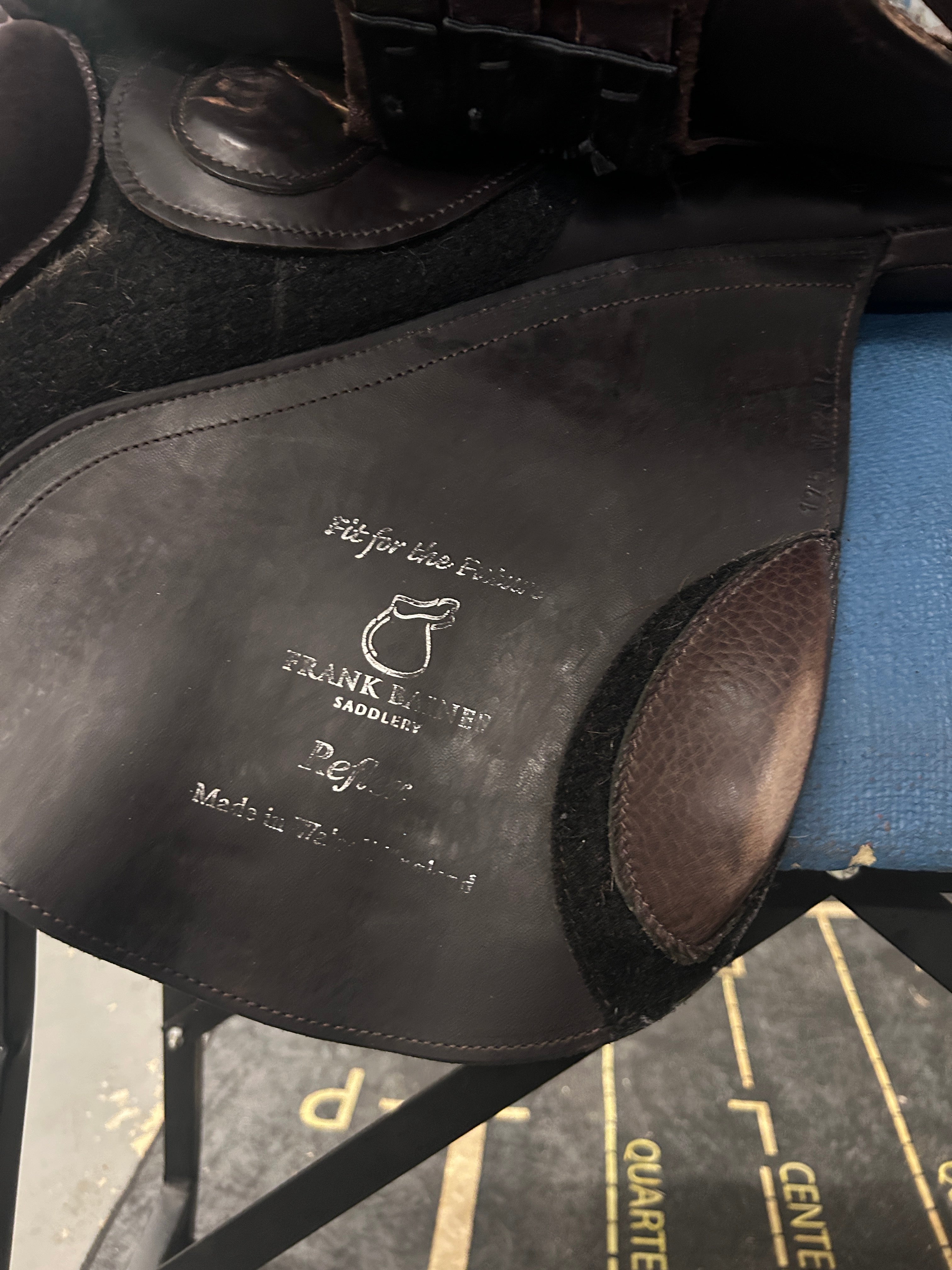 17.5" Frank Baines Reflex Close Contact Saddle-Saddle-Consignment-Evolution Equestrian Co.