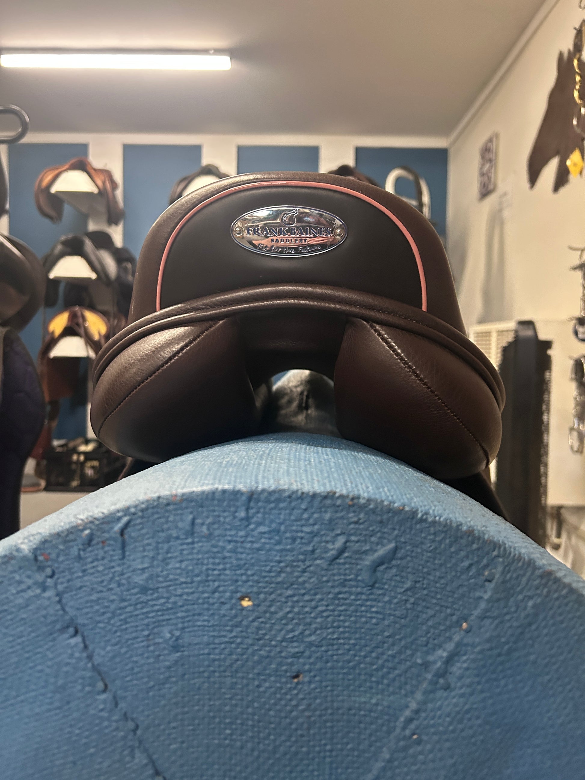 17.5" Frank Baines Reflex Close Contact Saddle-Saddle-Consignment-Evolution Equestrian Co.