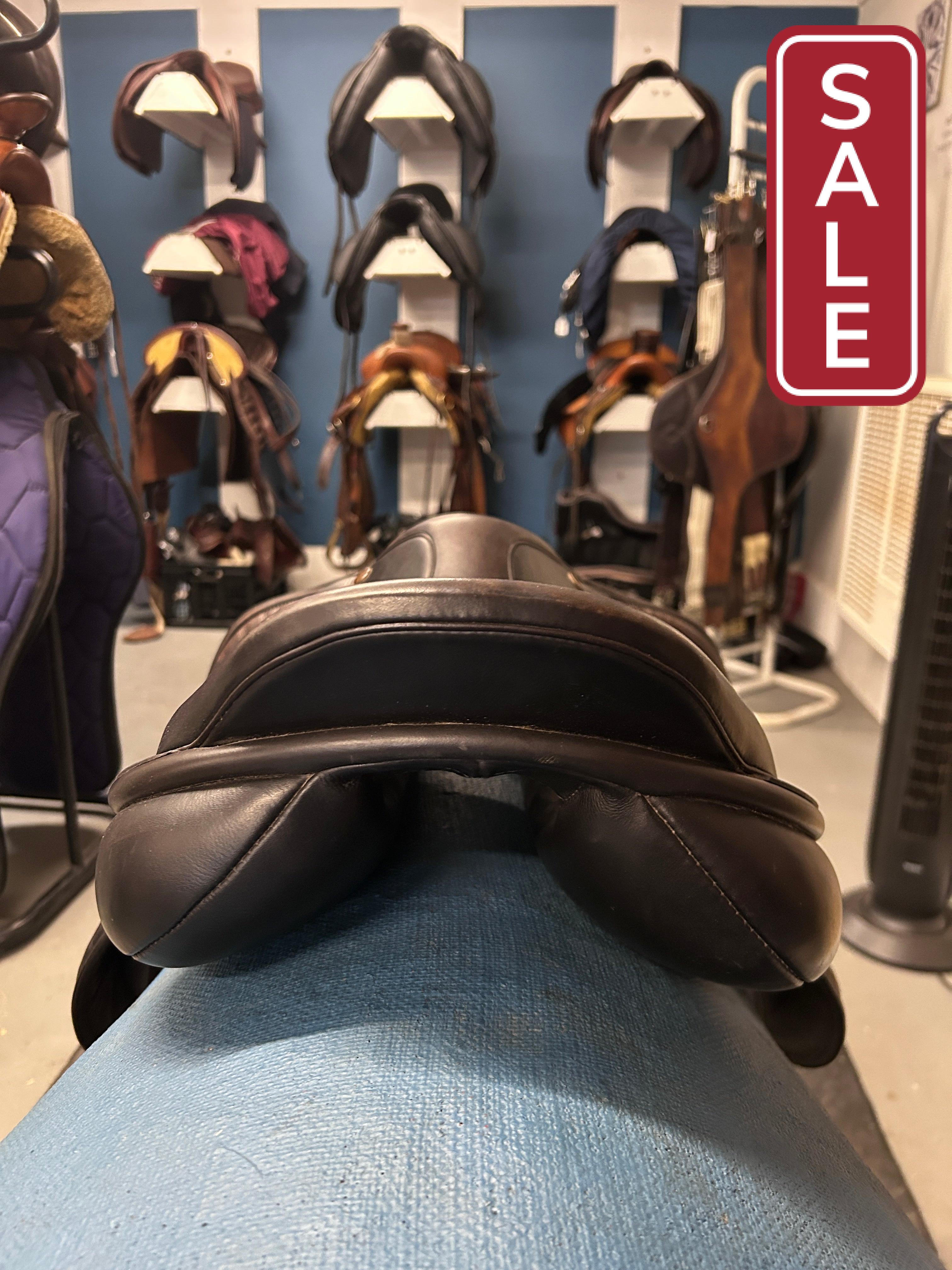 17.5" NSC Cordelia Jump Saddle-Saddle-Consignment-Evolution Equestrian Co.