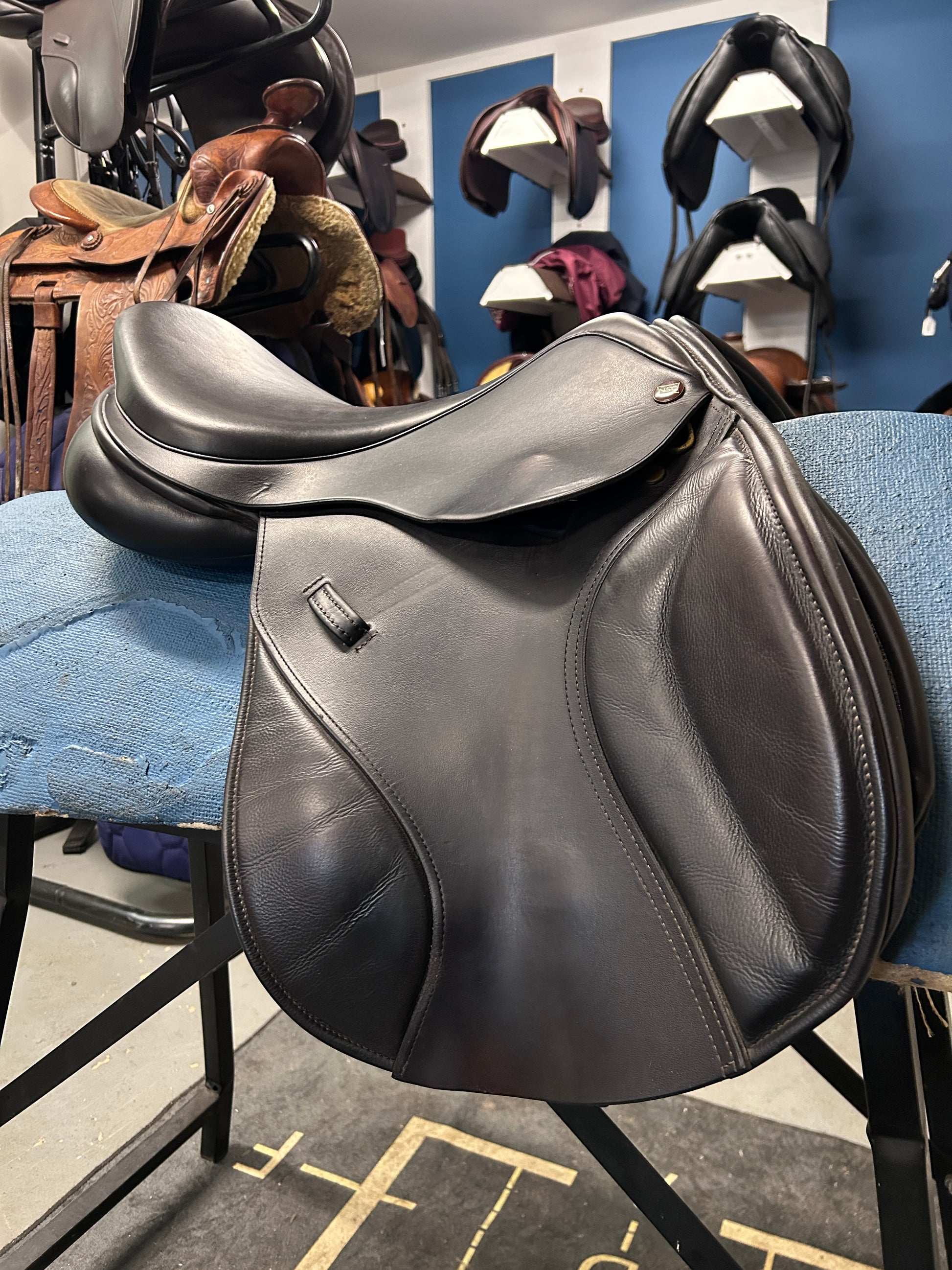 17.5" NSC Cordelia Jump Saddle-Saddle-Consignment-Evolution Equestrian Co.
