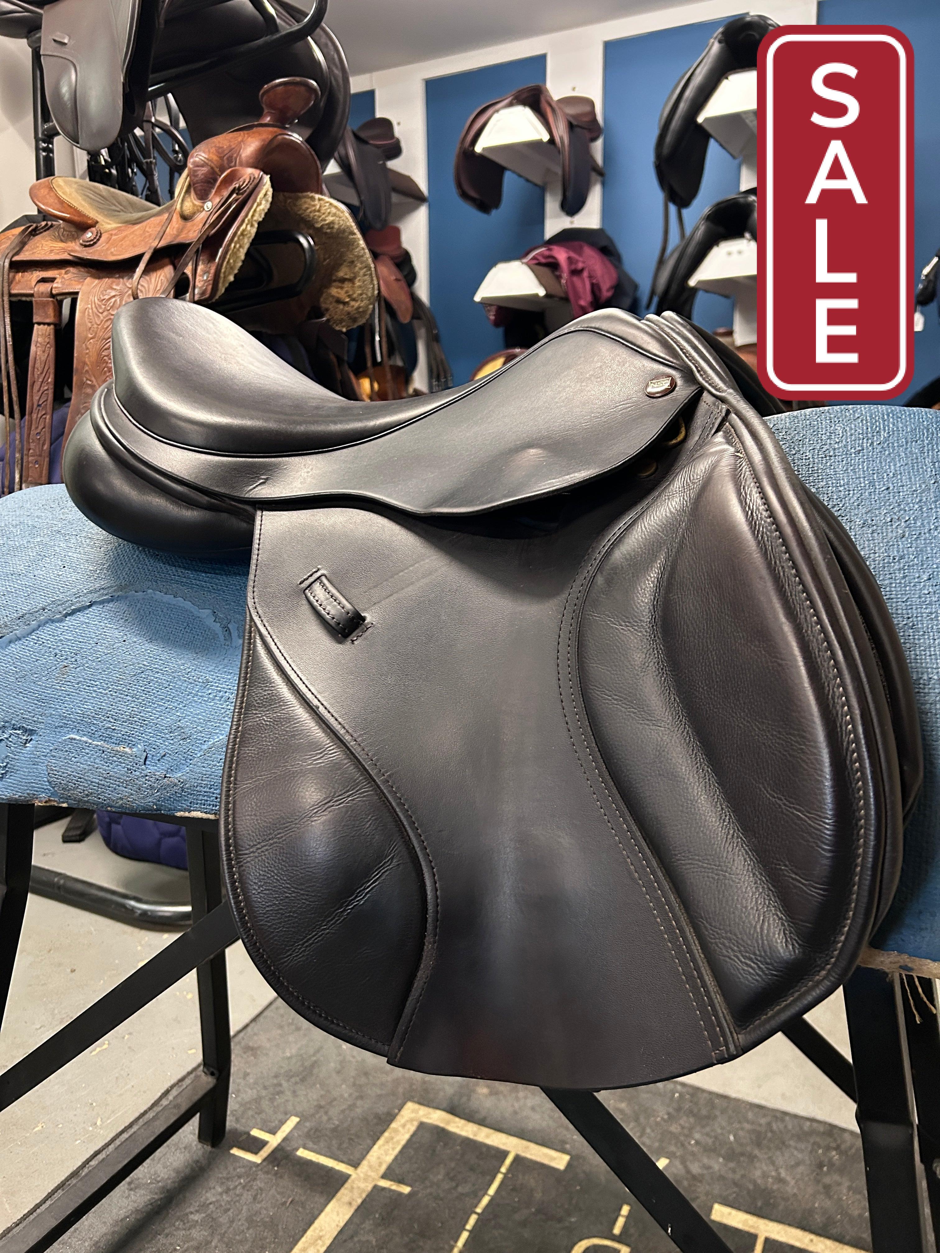 17.5" NSC Cordelia Jump Saddle-Saddle-Consignment-Evolution Equestrian Co.