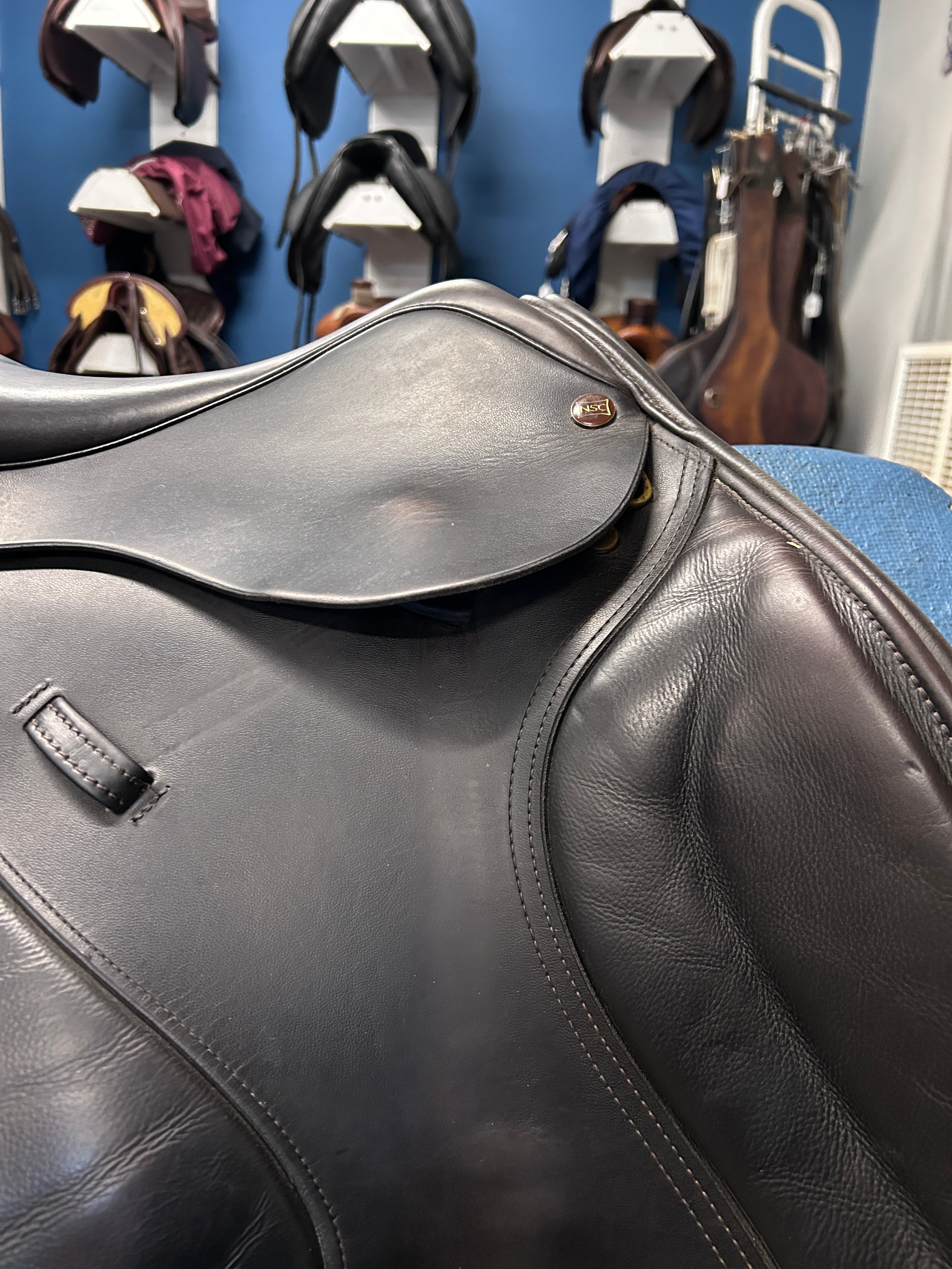 17.5" NSC Cordelia Jump Saddle-Saddle-Consignment-Evolution Equestrian Co.