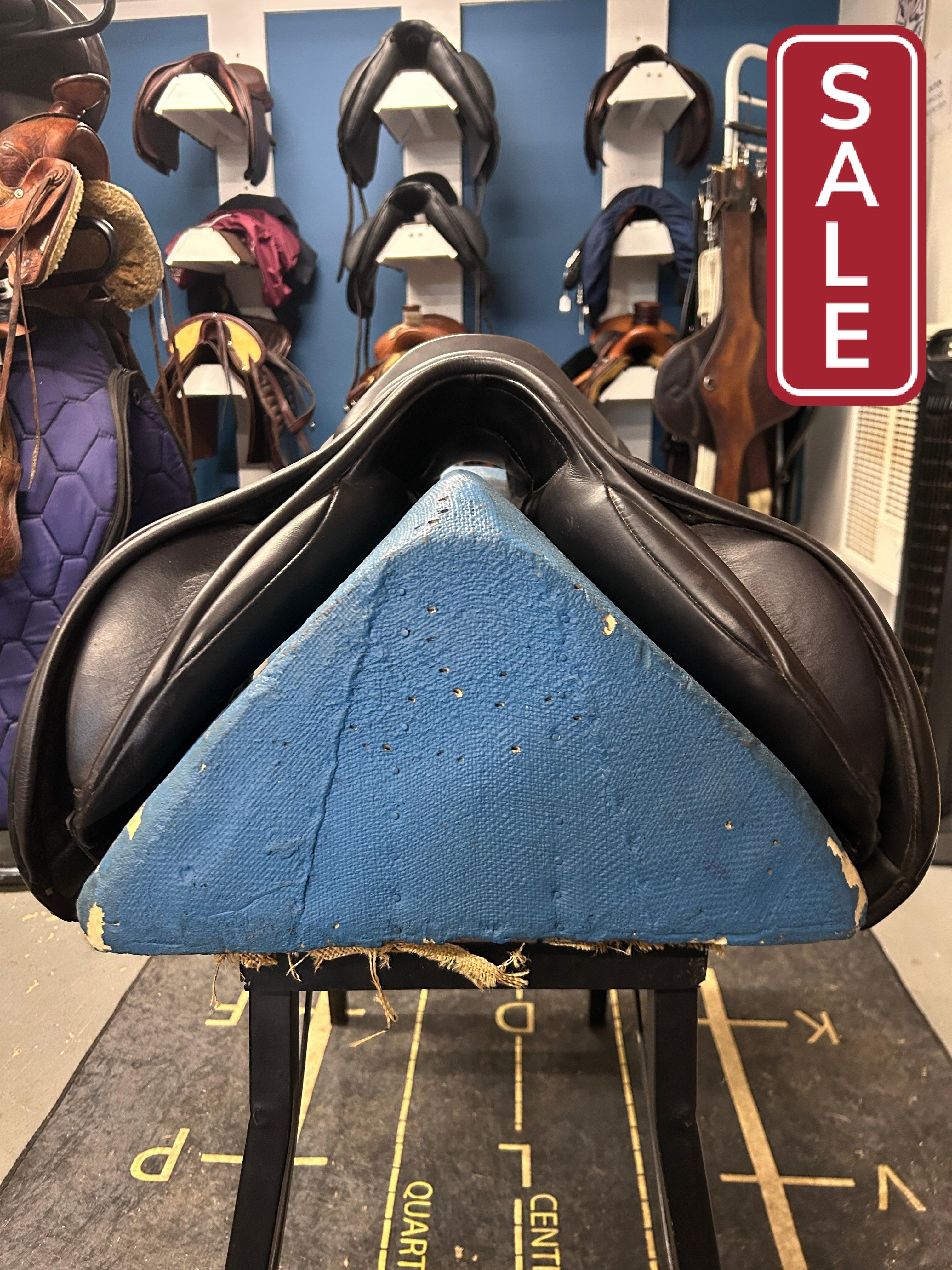 17.5" NSC Cordelia Jump Saddle-Saddle-Consignment-Evolution Equestrian Co.