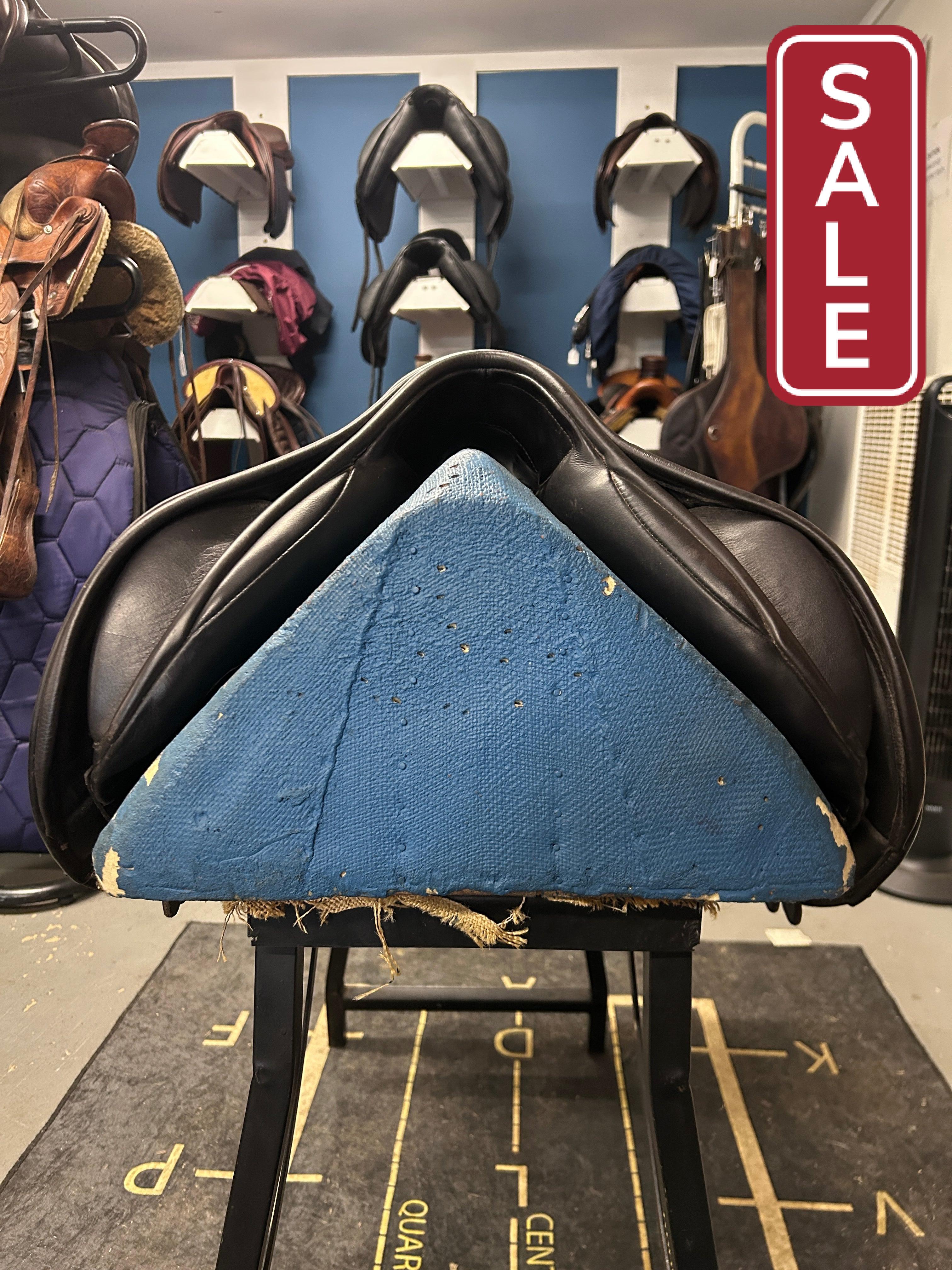 17.5" NSC Cordelia Jump Saddle-Saddle-Consignment-Evolution Equestrian Co.