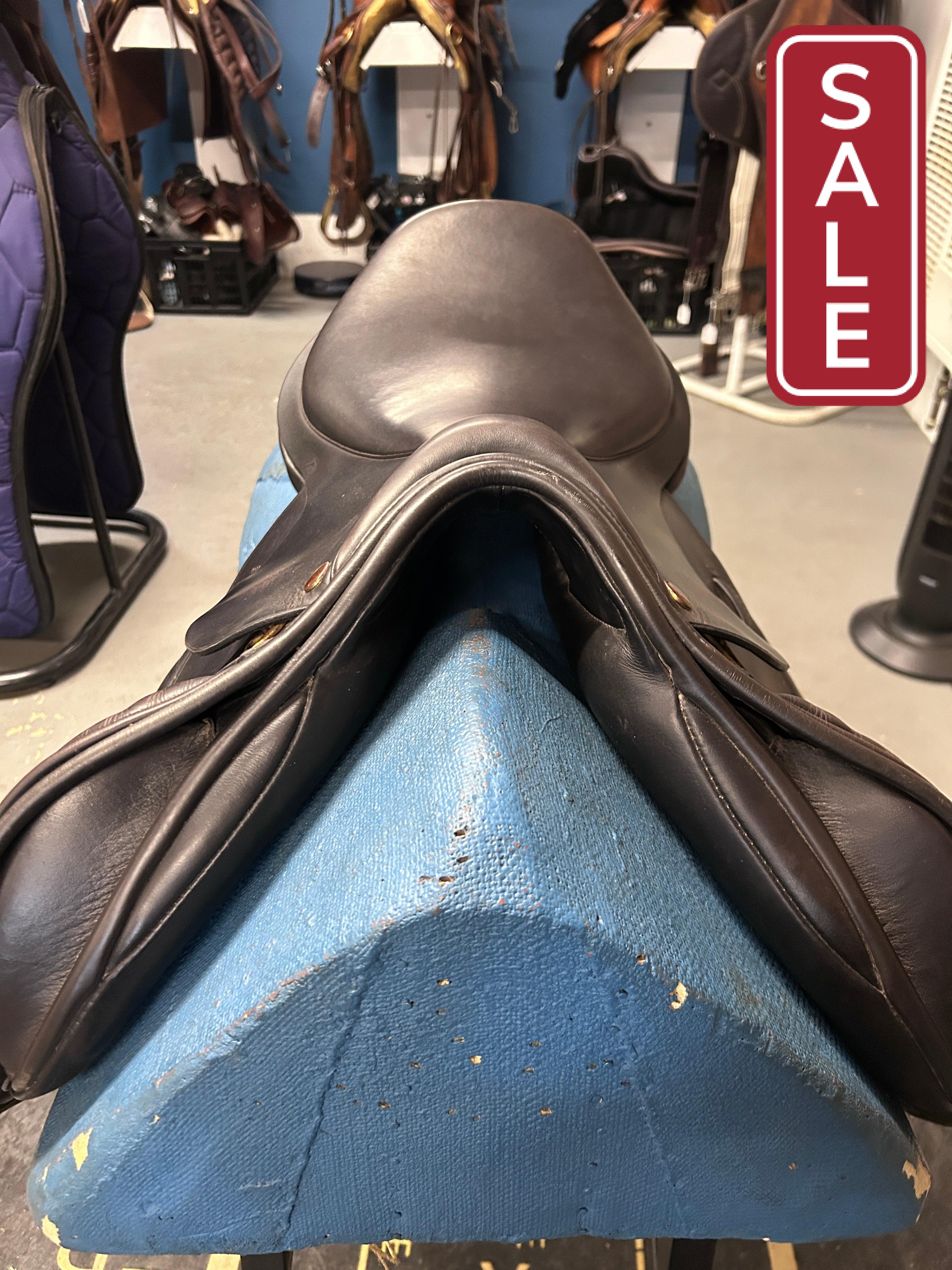 17.5" NSC Cordelia Jump Saddle-Saddle-Consignment-Evolution Equestrian Co.