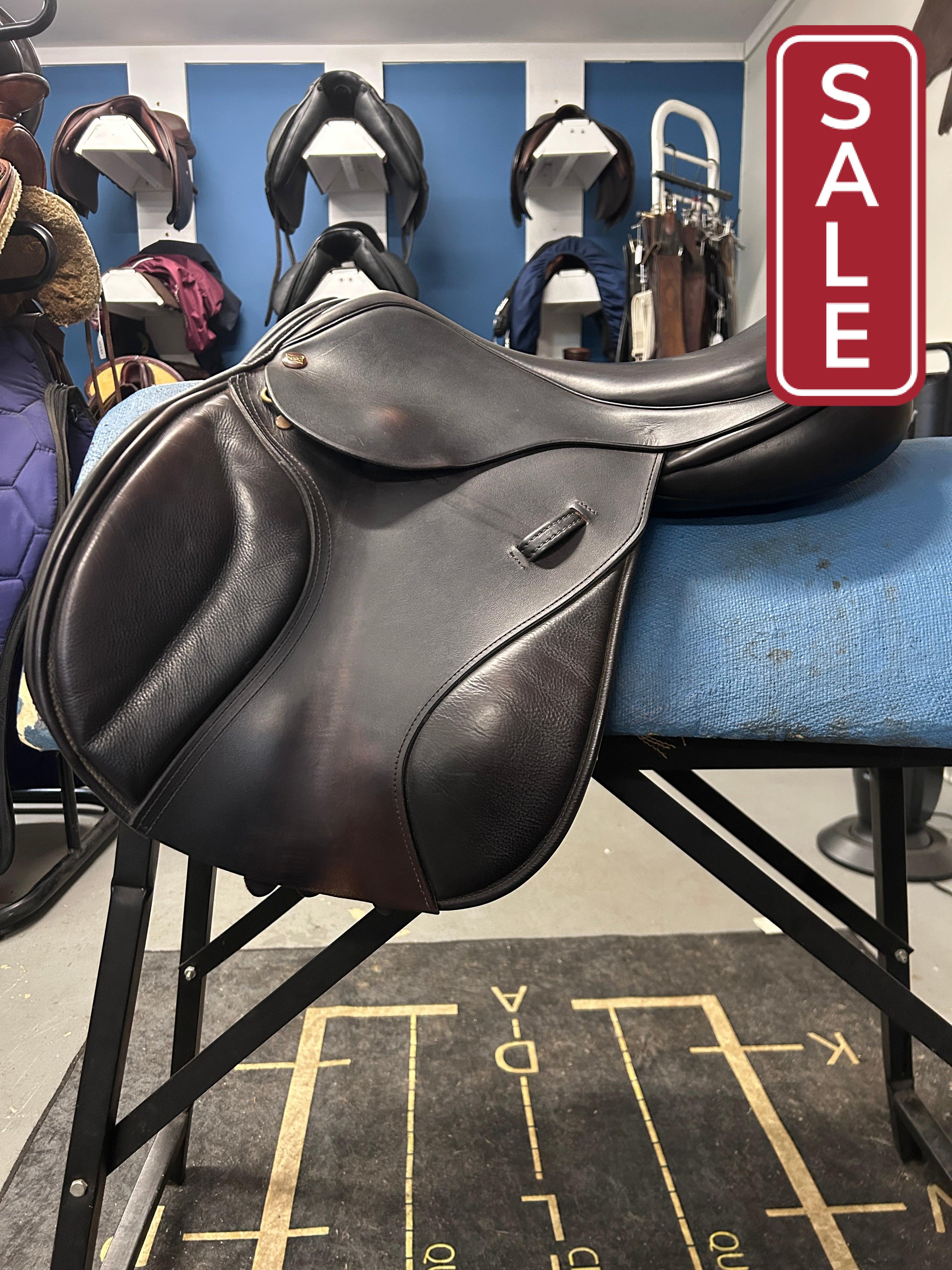 17.5" NSC Cordelia Jump Saddle-Saddle-Consignment-Evolution Equestrian Co.
