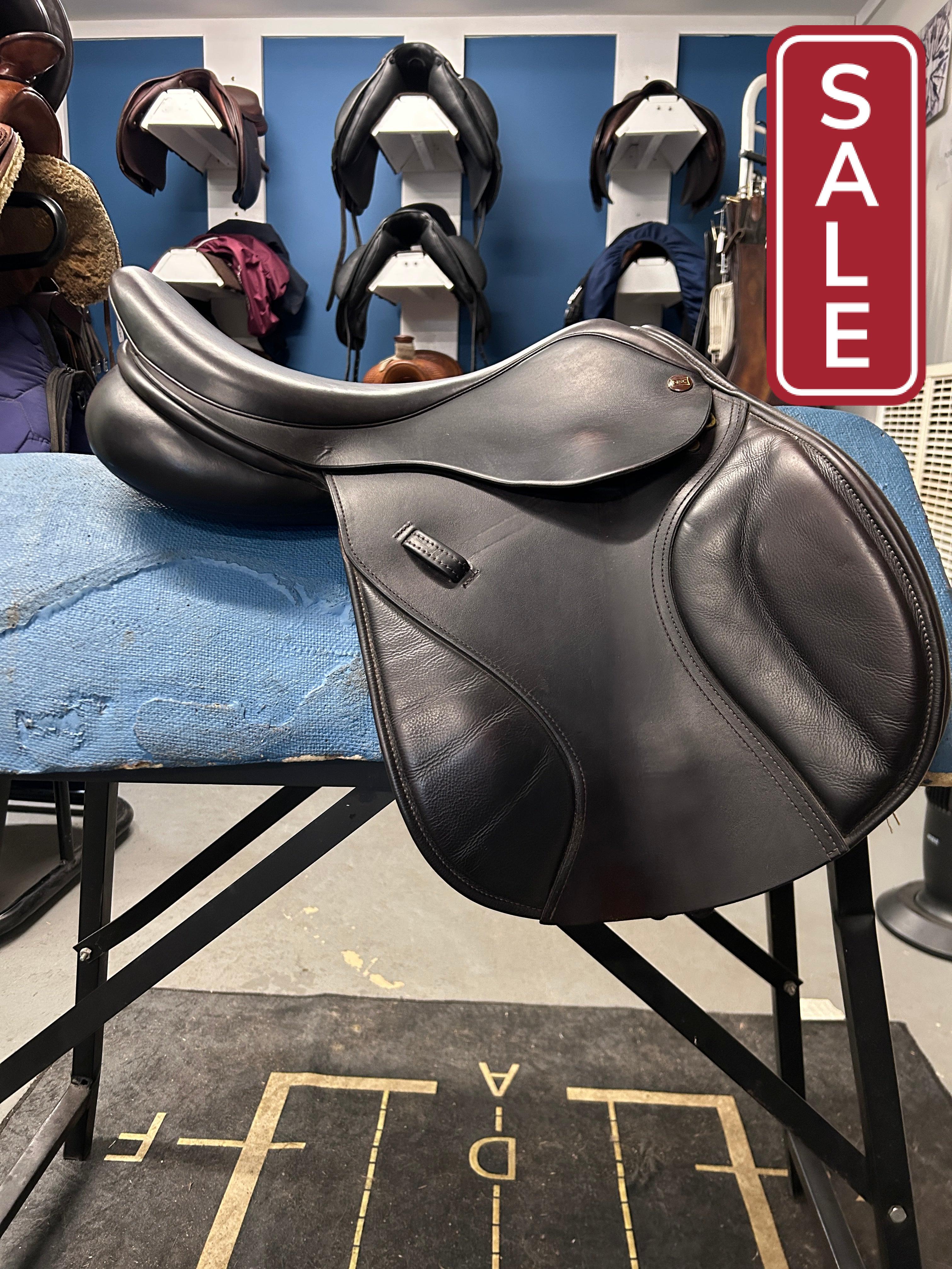 17.5" NSC Cordelia Jump Saddle-Saddle-Consignment-Evolution Equestrian Co.