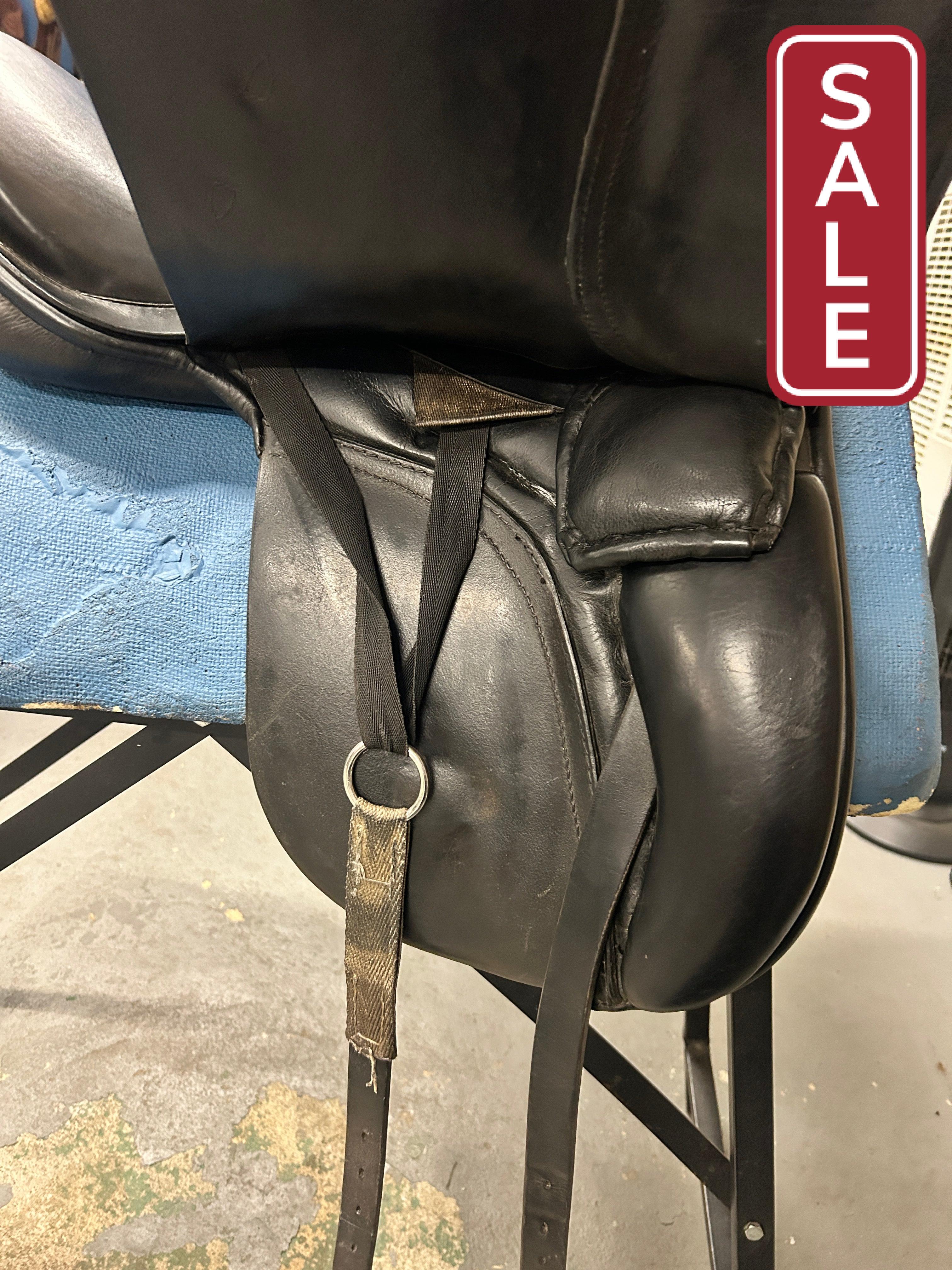 17.5" Passier Relevant Dressage Saddle-Saddle-Consignment-Evolution Equestrian Co.