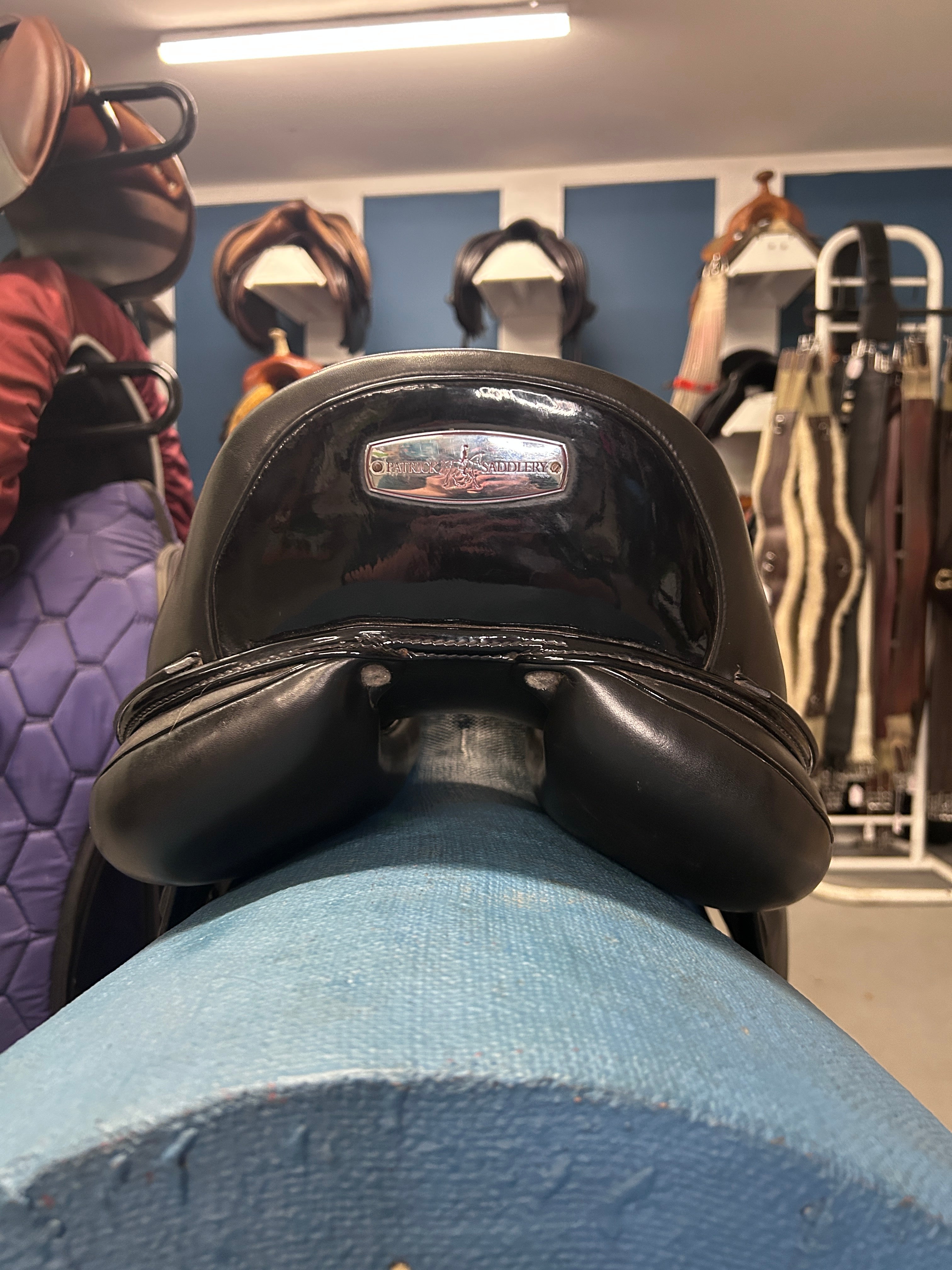 17.5" Patrick Saddlery Rigel Adjustable Dressage Saddle-Saddle-Consignment-Evolution Equestrian Co.