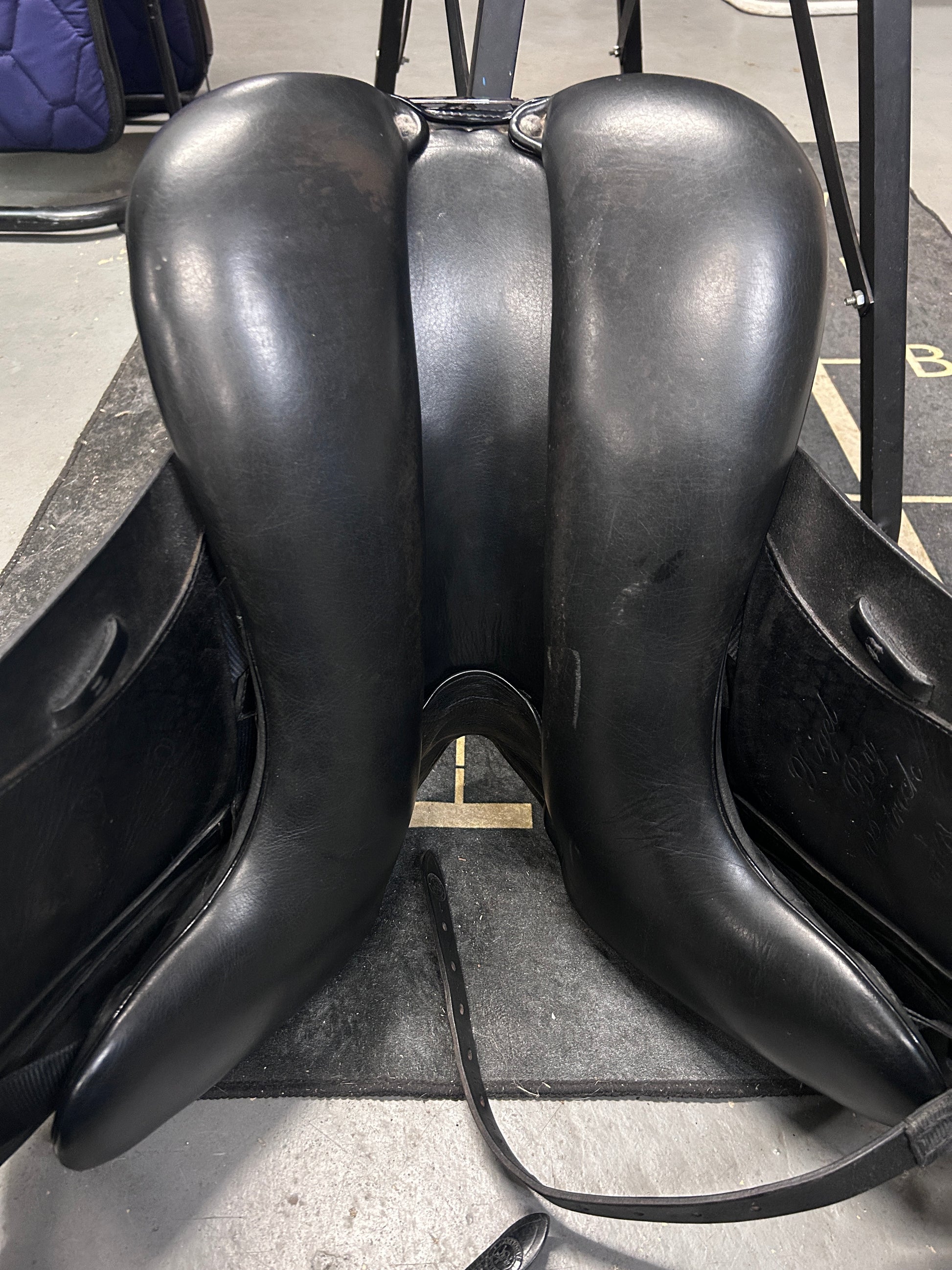 17.5" Patrick Saddlery Rigel Adjustable Dressage Saddle-Saddle-Consignment-Evolution Equestrian Co.