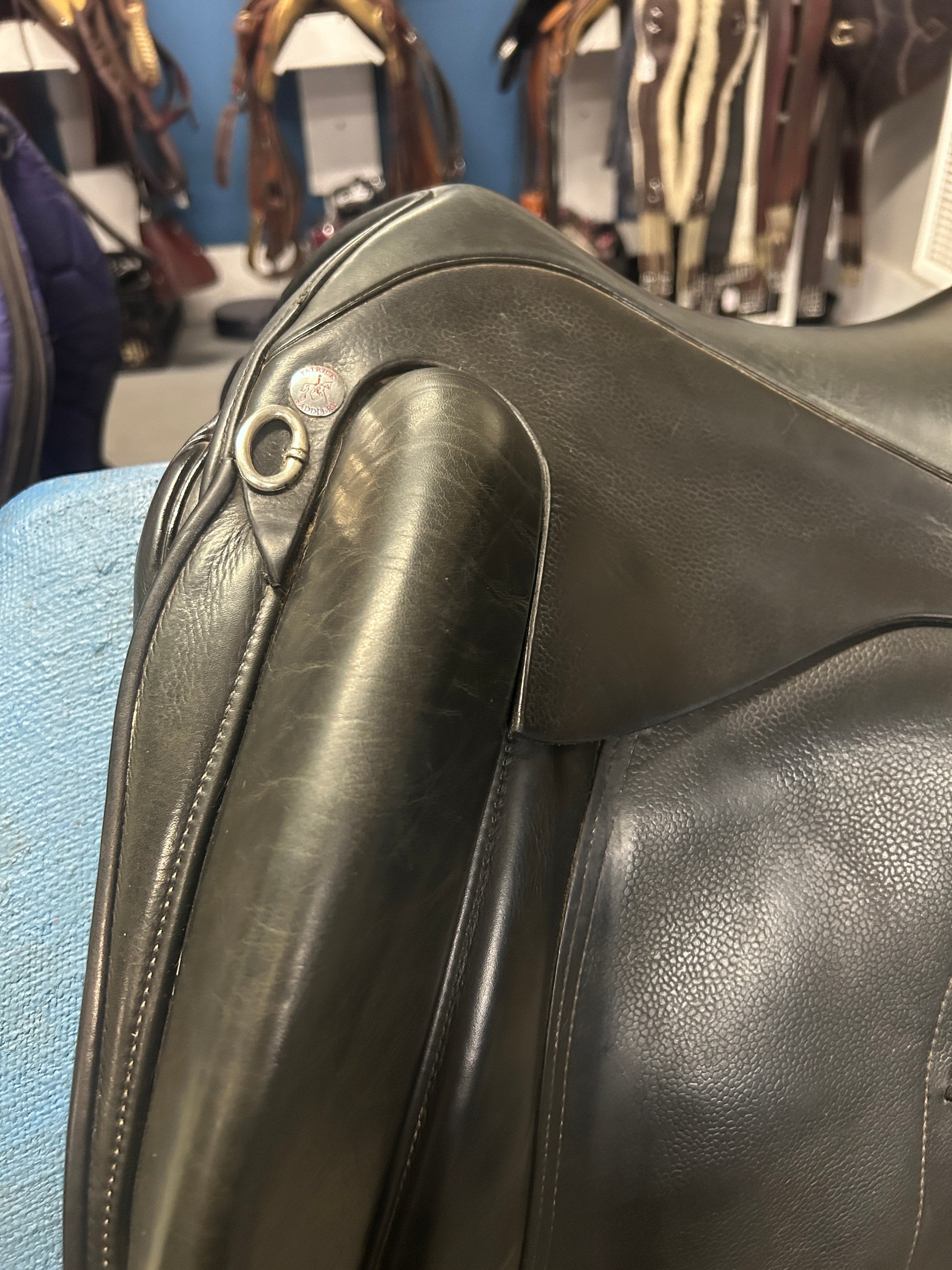 17.5" Patrick Saddlery Rigel Adjustable Dressage Saddle-Saddle-Consignment-Evolution Equestrian Co.