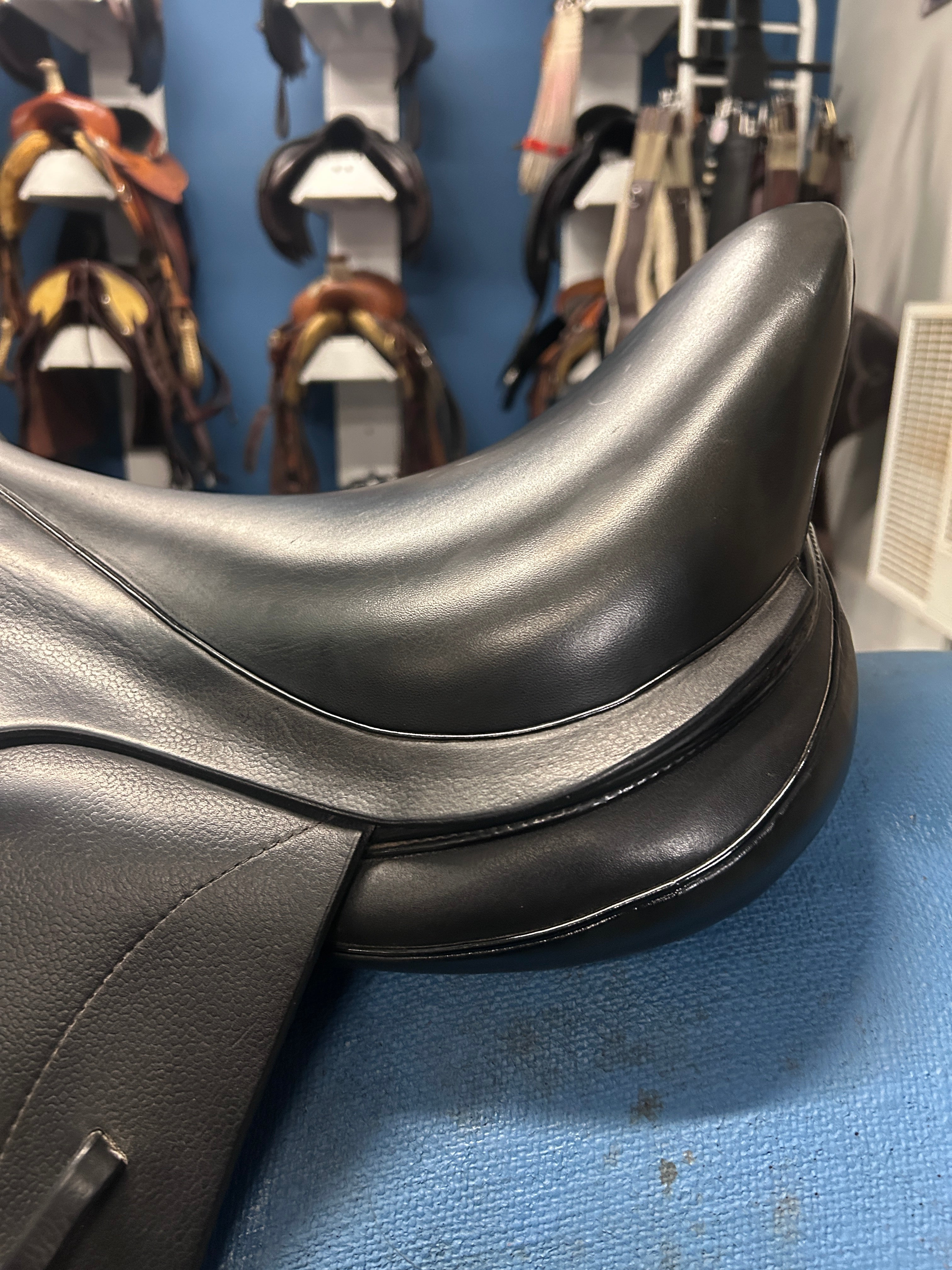17.5" Patrick Saddlery Rigel Adjustable Dressage Saddle-Saddle-Consignment-Evolution Equestrian Co.