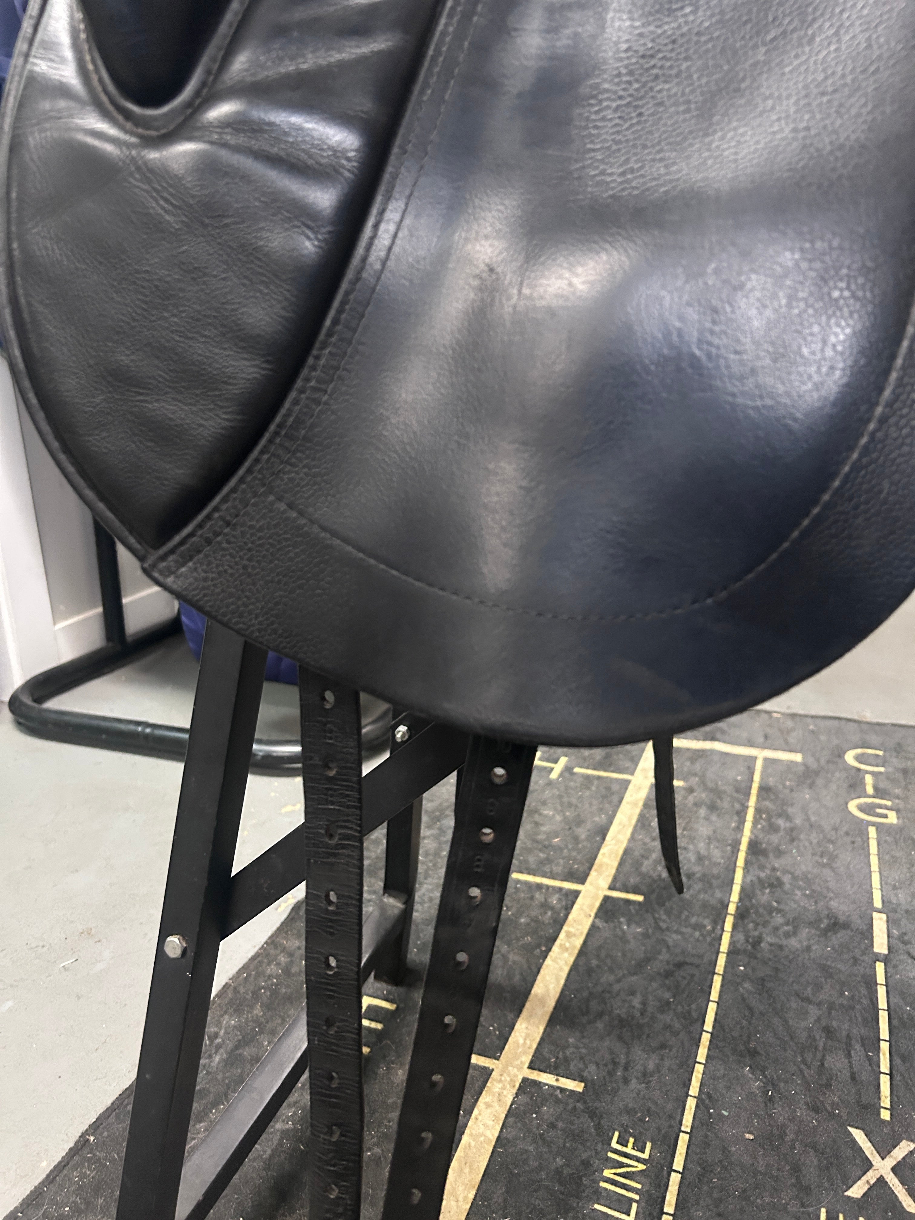 17.5" Patrick Saddlery Rigel Adjustable Dressage Saddle-Saddle-Consignment-Evolution Equestrian Co.