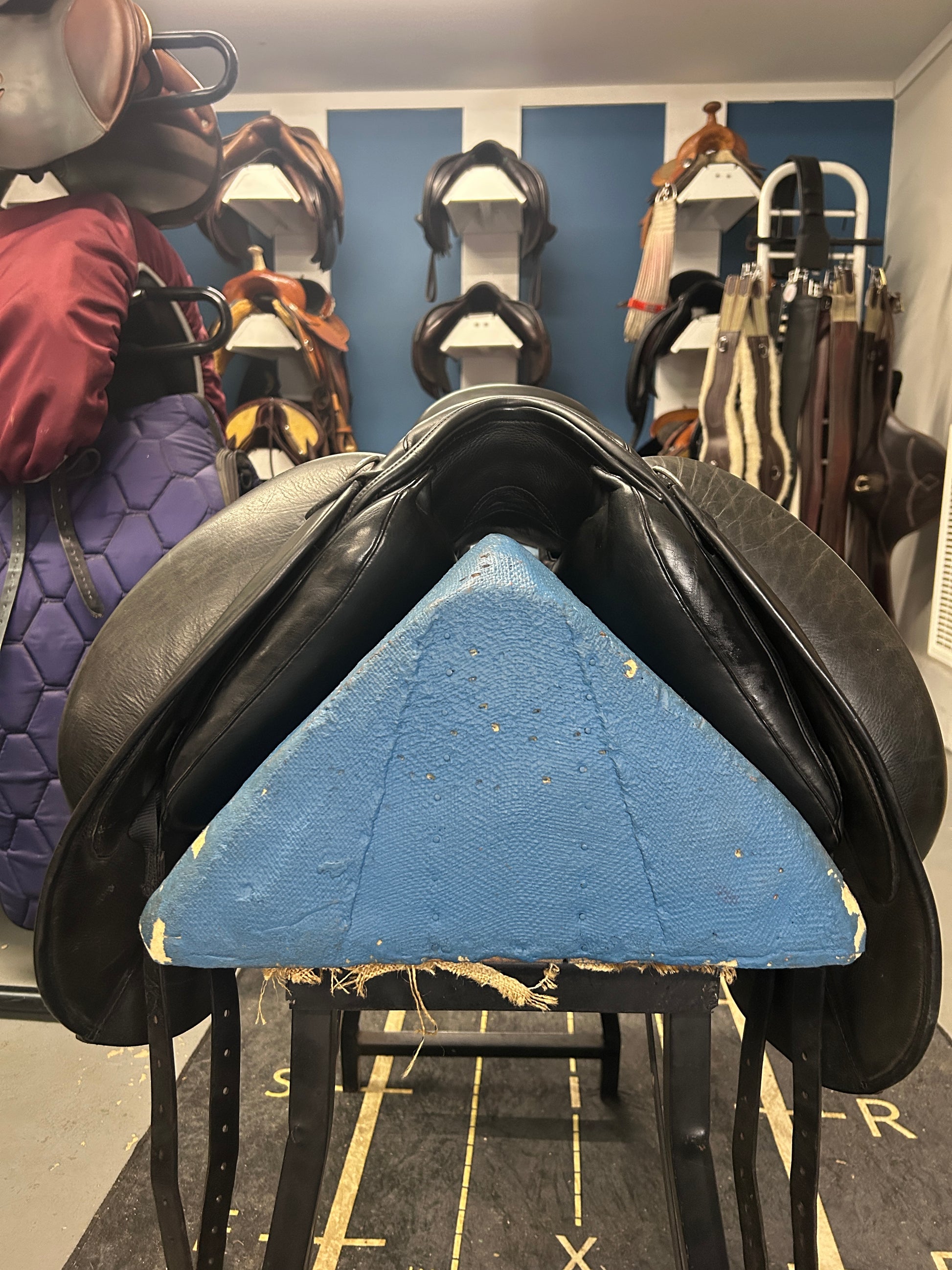17.5" Patrick Saddlery Rigel Adjustable Dressage Saddle-Saddle-Consignment-Evolution Equestrian Co.