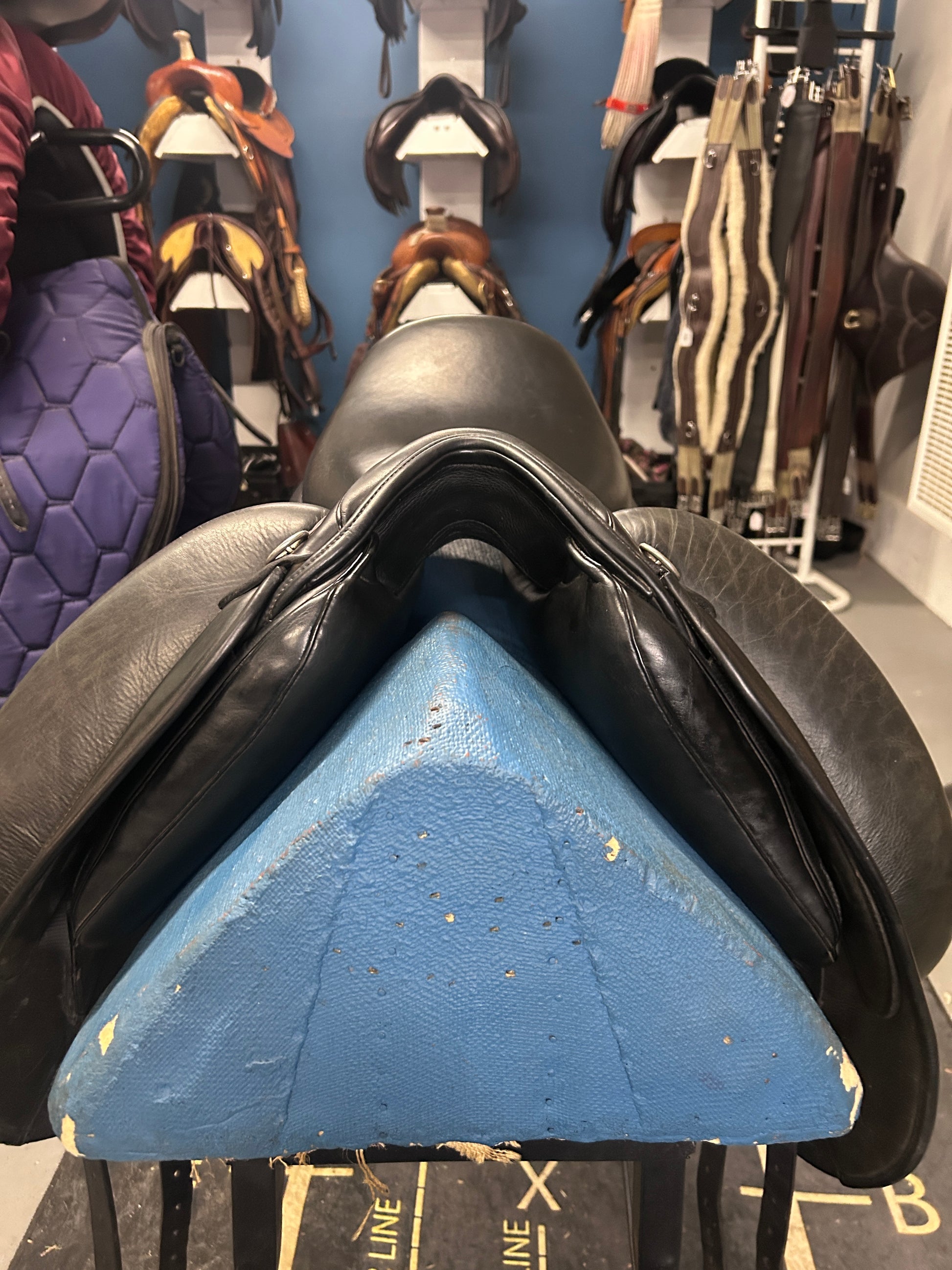 17.5" Patrick Saddlery Rigel Adjustable Dressage Saddle-Saddle-Consignment-Evolution Equestrian Co.