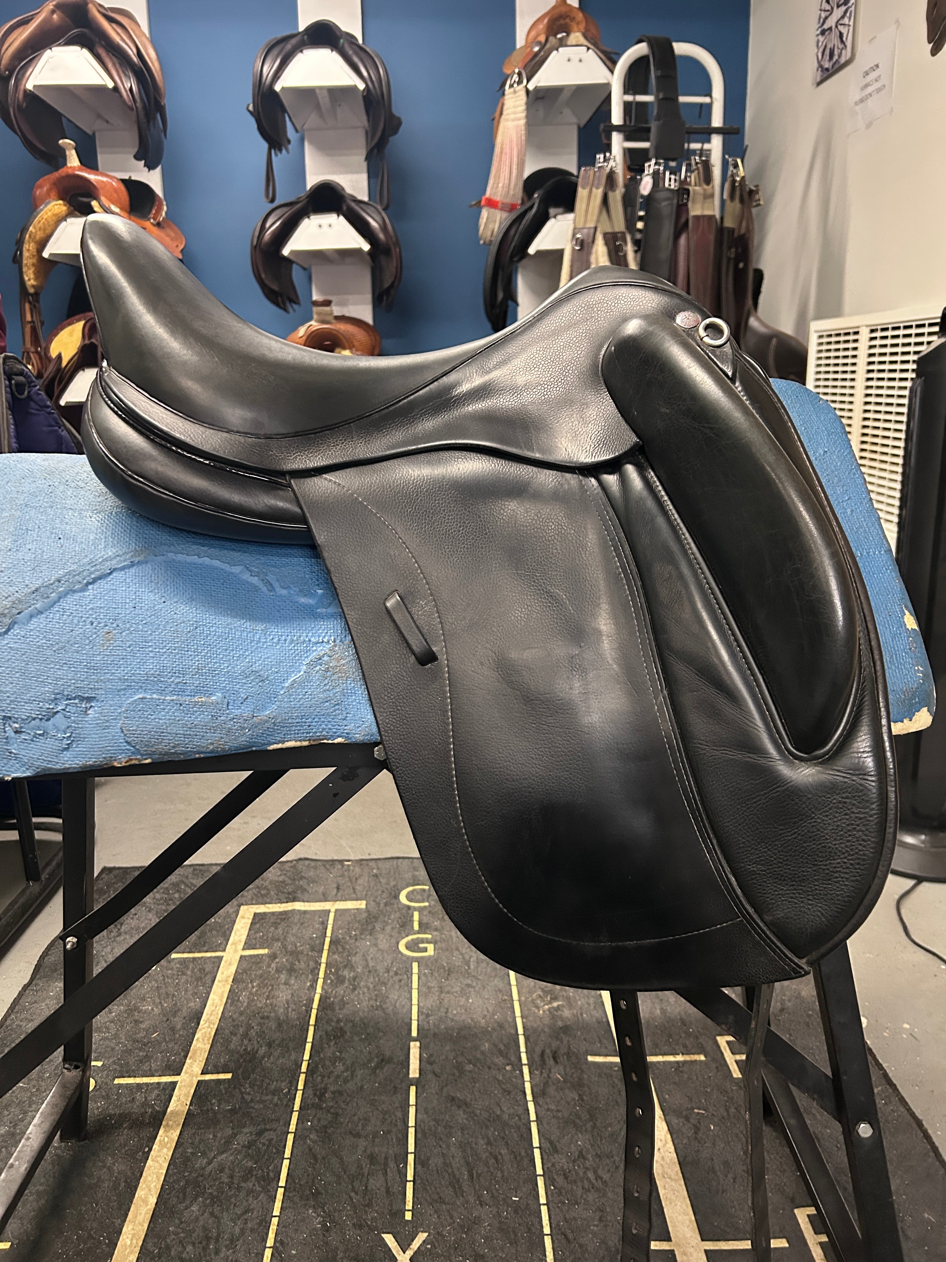 17.5" Patrick Saddlery Rigel Adjustable Dressage Saddle-Saddle-Consignment-Evolution Equestrian Co.