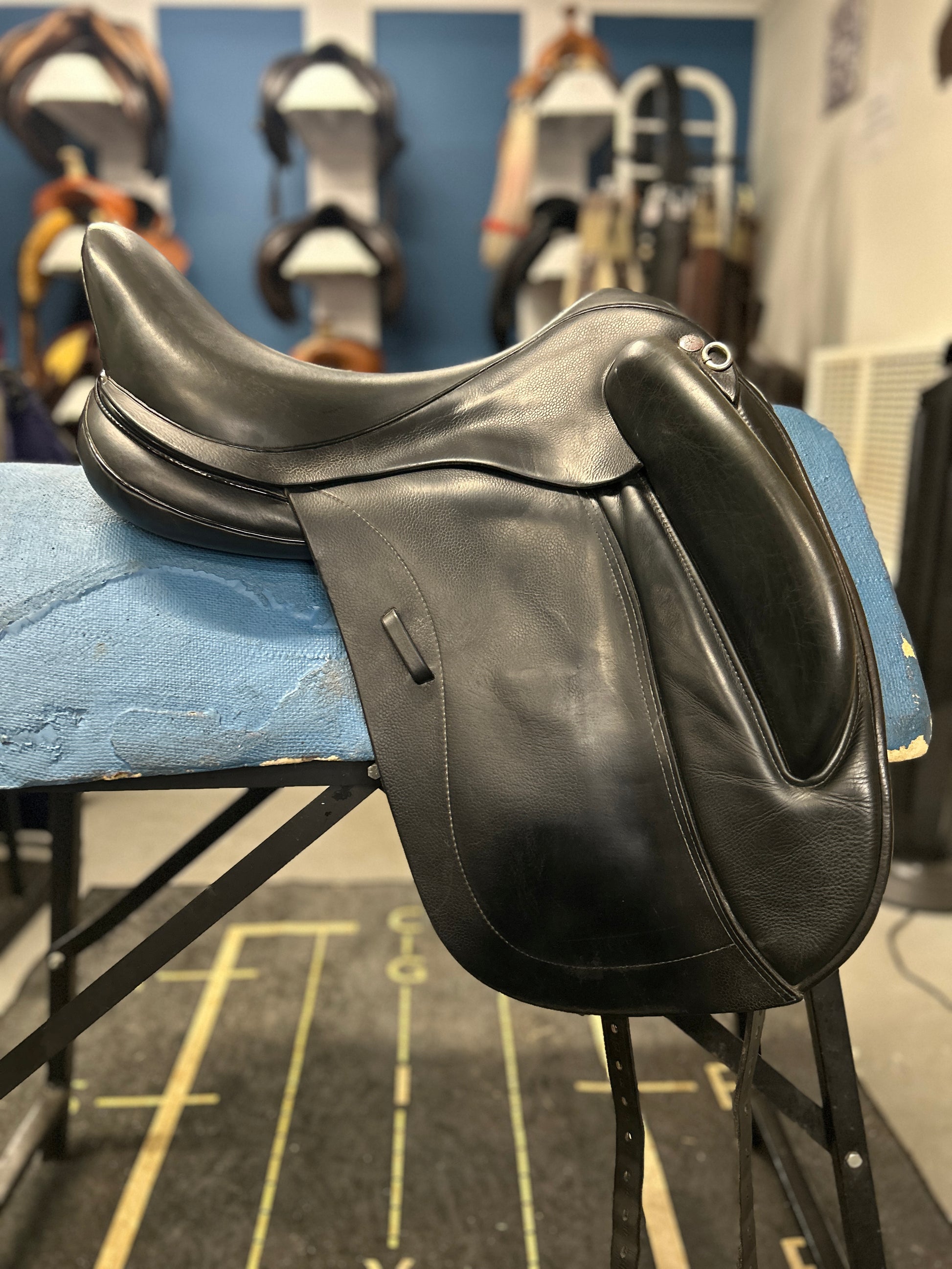 17.5" Patrick Saddlery Rigel Adjustable Dressage Saddle-Saddle-Consignment-Evolution Equestrian Co.