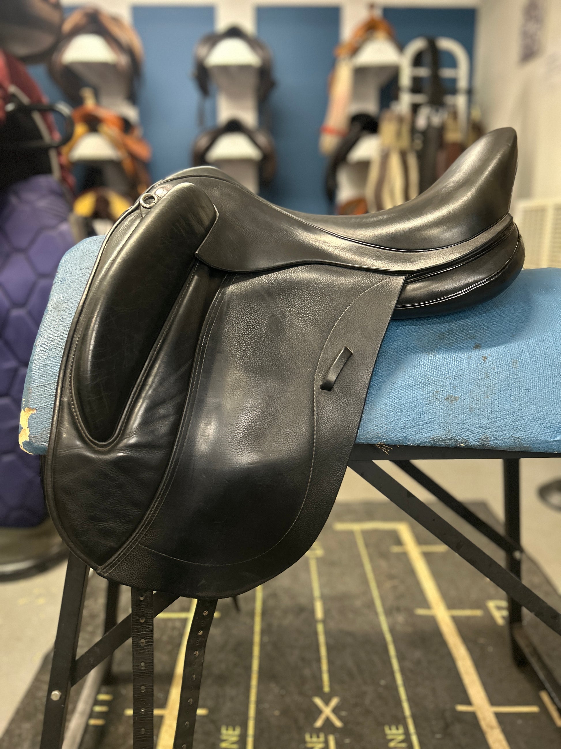 17.5" Patrick Saddlery Rigel Adjustable Dressage Saddle-Saddle-Consignment-Evolution Equestrian Co.