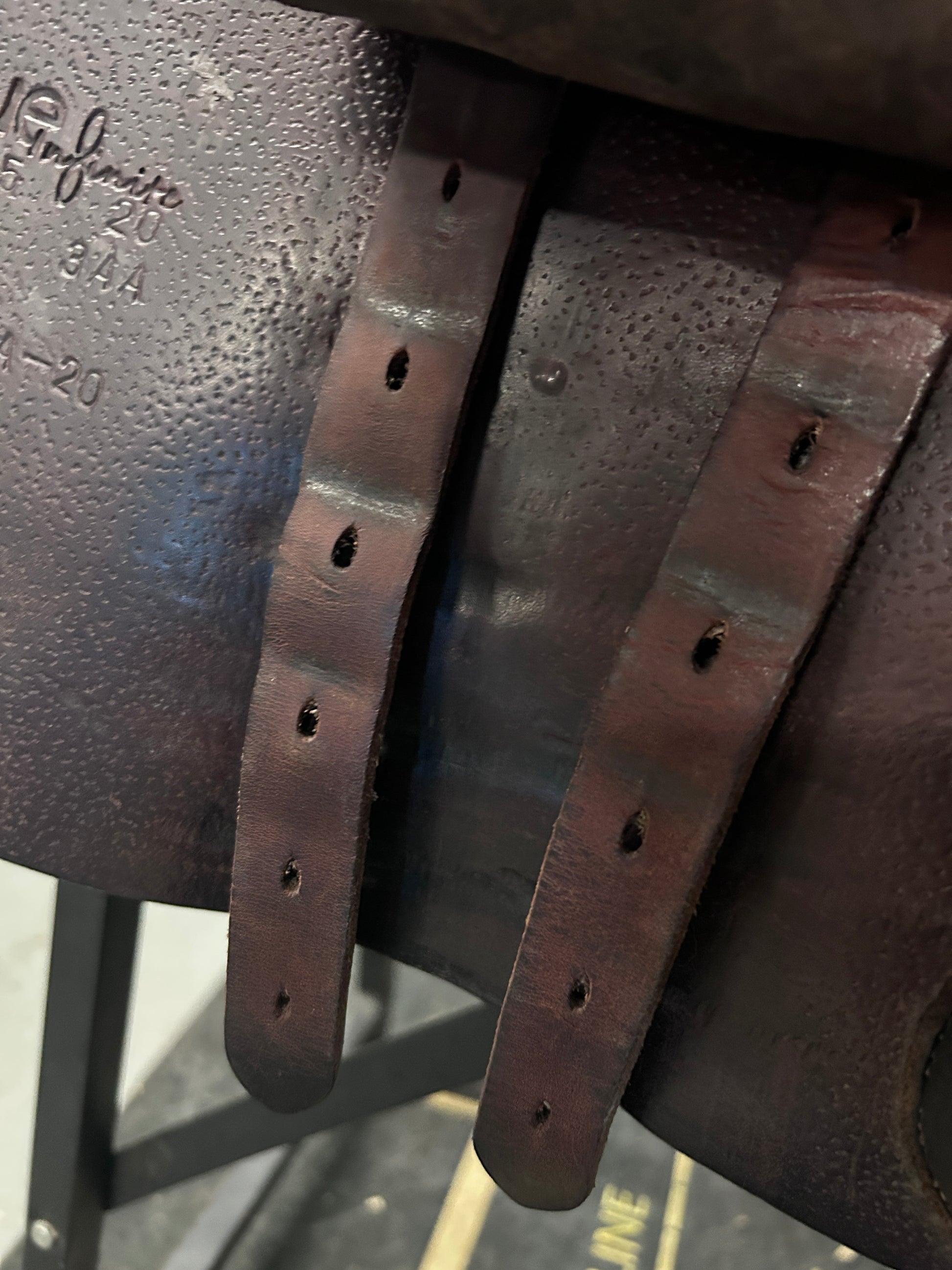 17.5" Voltaire Blue Infinite 3AA Close Contact Saddle-Saddle-Consignment-Evolution Equestrian Co.