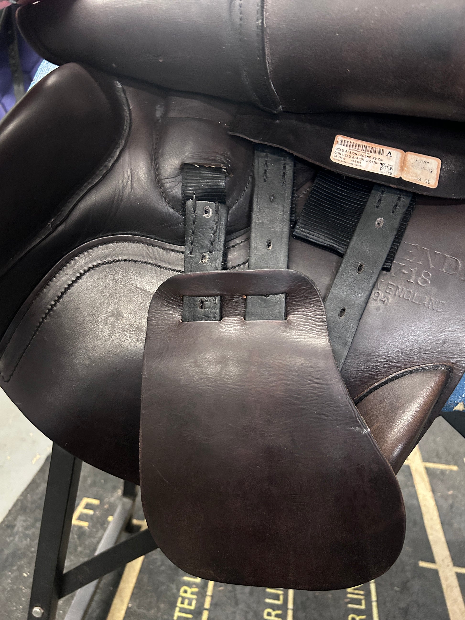 18" Albion Legend K2 Close Contact Saddle-Saddle-Consignment-Evolution Equestrian Co.