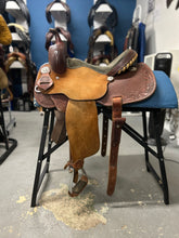 Load image into Gallery viewer, 14&quot; Frontier Barrel Saddle
