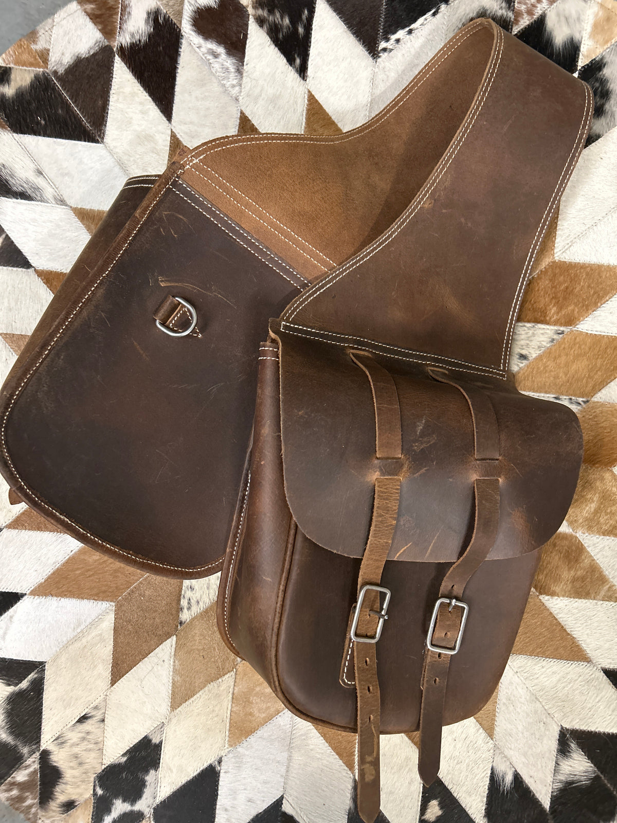 Leather Saddle Bags