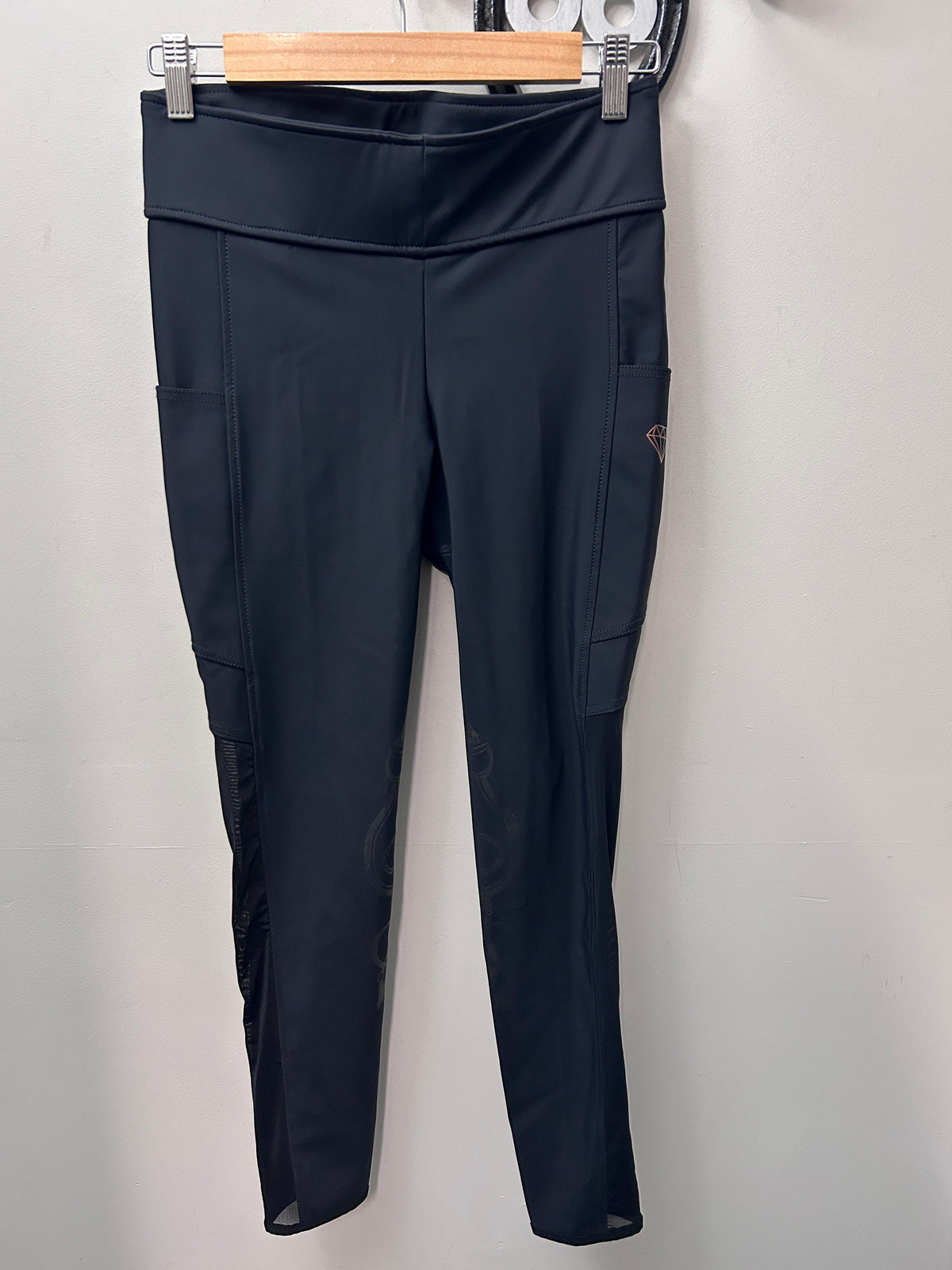 Elation Diamond Riding Tights Black Small