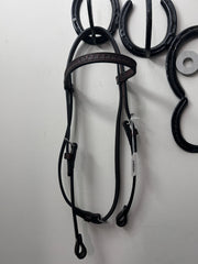 Dark Oil Stamped Browband Western Headstall