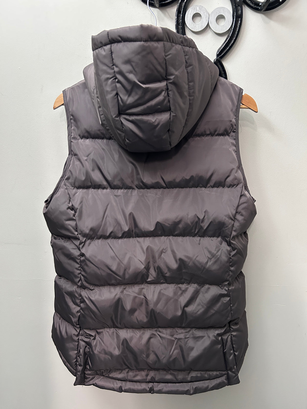 Tempo Taupe Hooded Vest Large