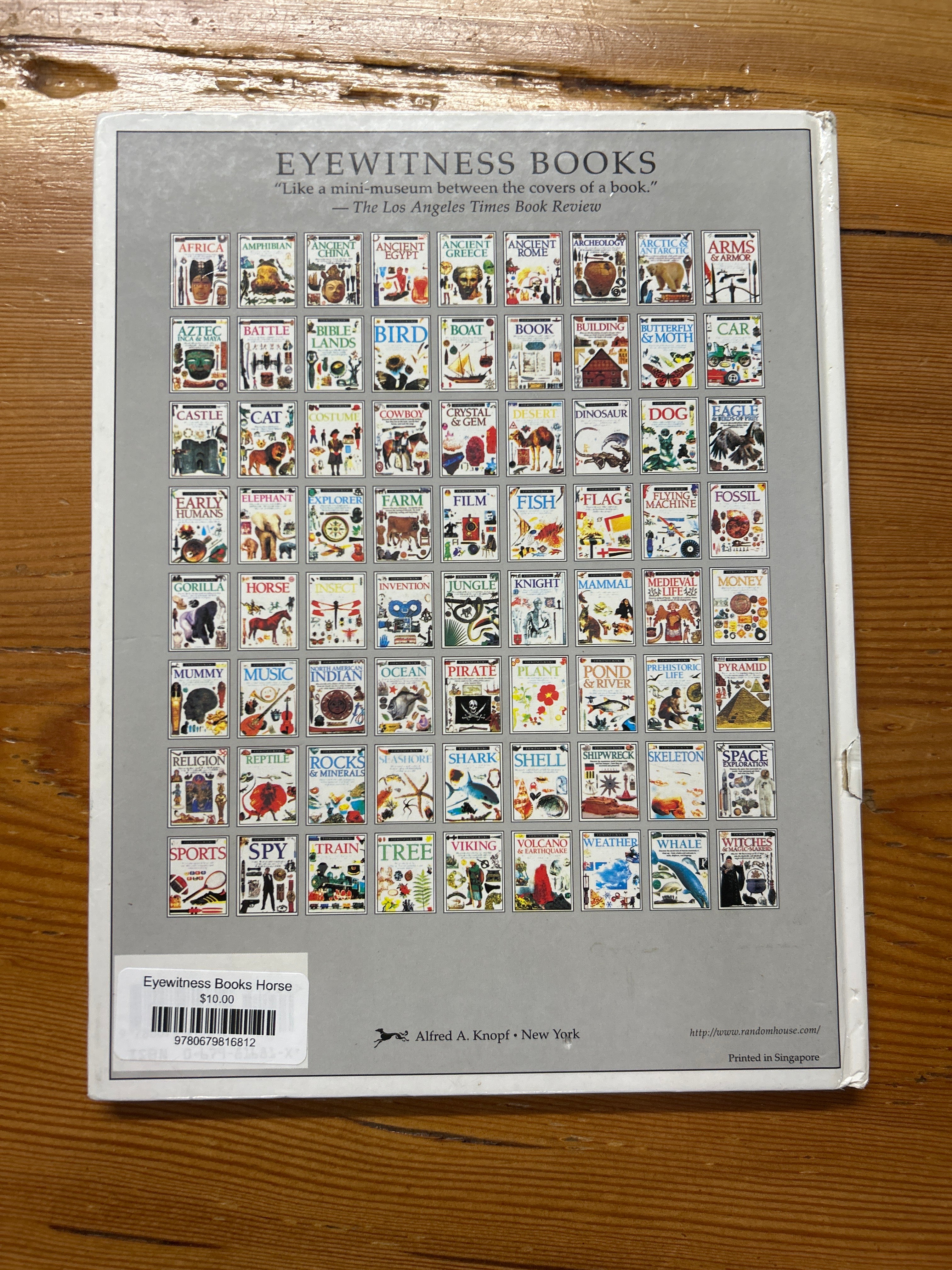 Eyewitness Books Horse