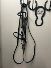 Load image into Gallery viewer, Chetak Black Bridle with Reins
