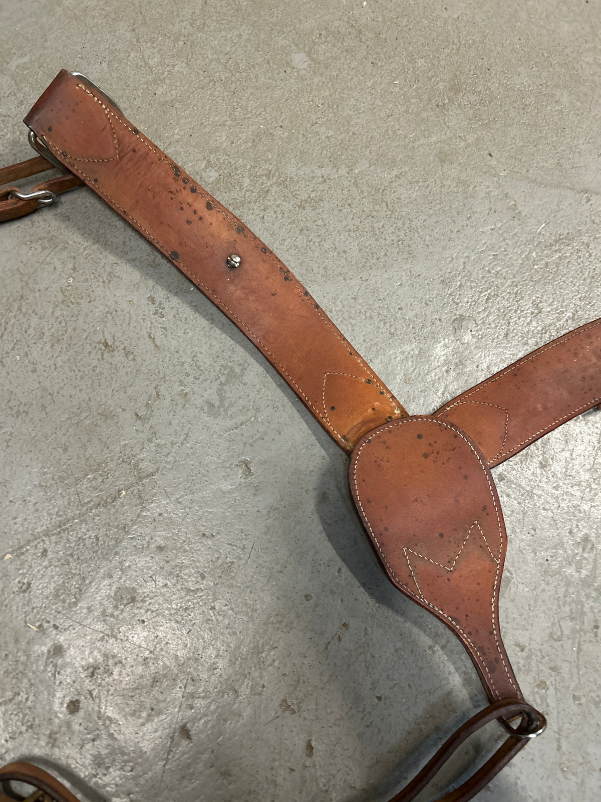 Cowhide Western Breastplate