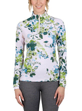 Load image into Gallery viewer, Kastel Denmark Emerald Watercolor Long Sleeve Sun Shirt
