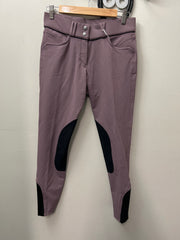 Elation Platinum Plum Knee Patch Breeches 28