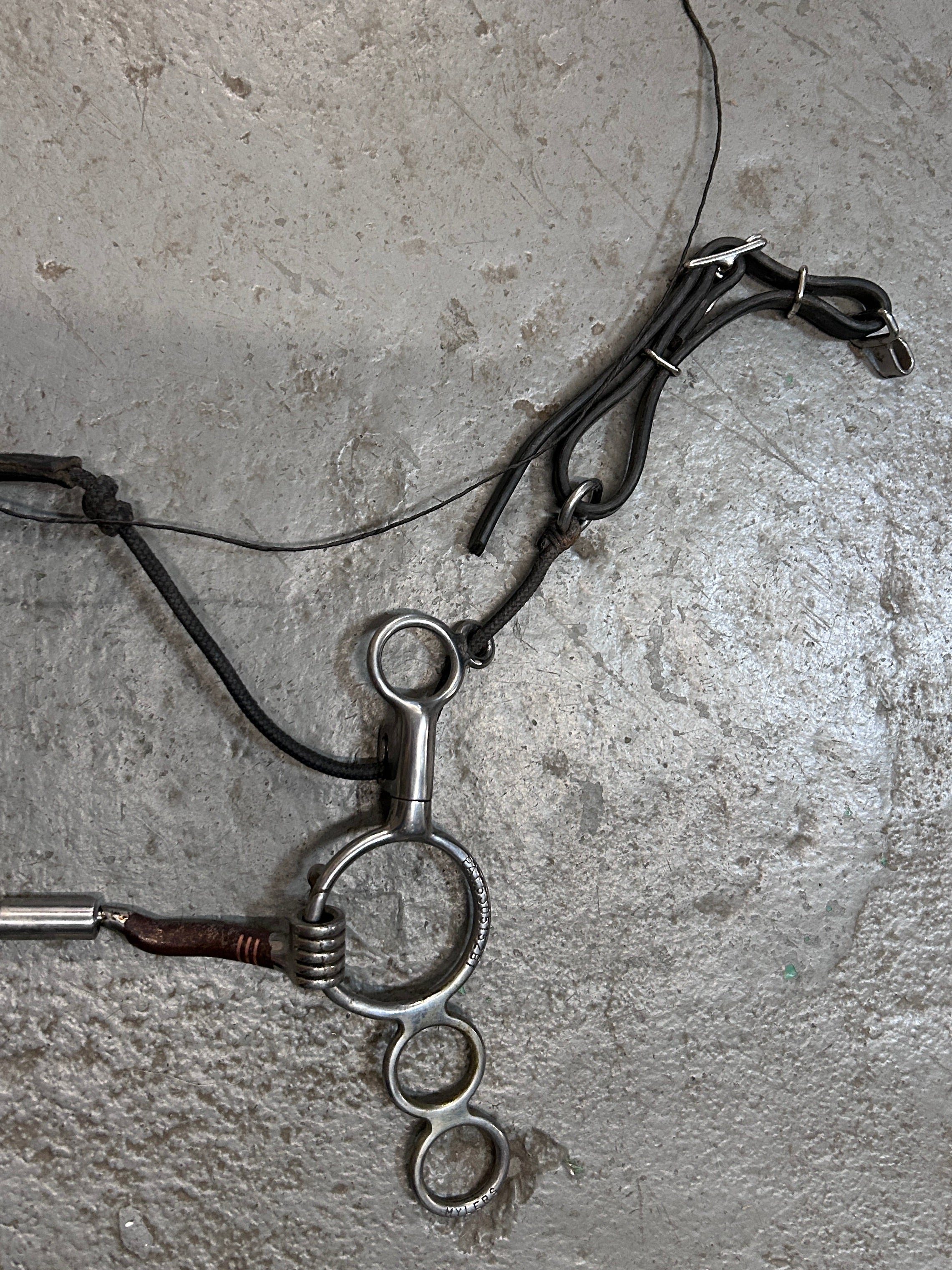 Myler 3-Ring Combination Bit with Mullen with Low Ported Barrel 5-3/4"