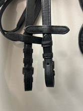 Load image into Gallery viewer, Black Older Dressage Bridle
