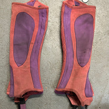 Load image into Gallery viewer, Ovation Pink Half Chaps Kids 12/14
