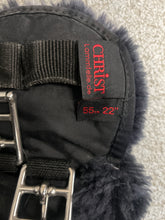 Load image into Gallery viewer, 22&quot; Grey Christ Sheepskin Dressage Girth-English Girth-Consignment-Evolution Equestrian Co.
