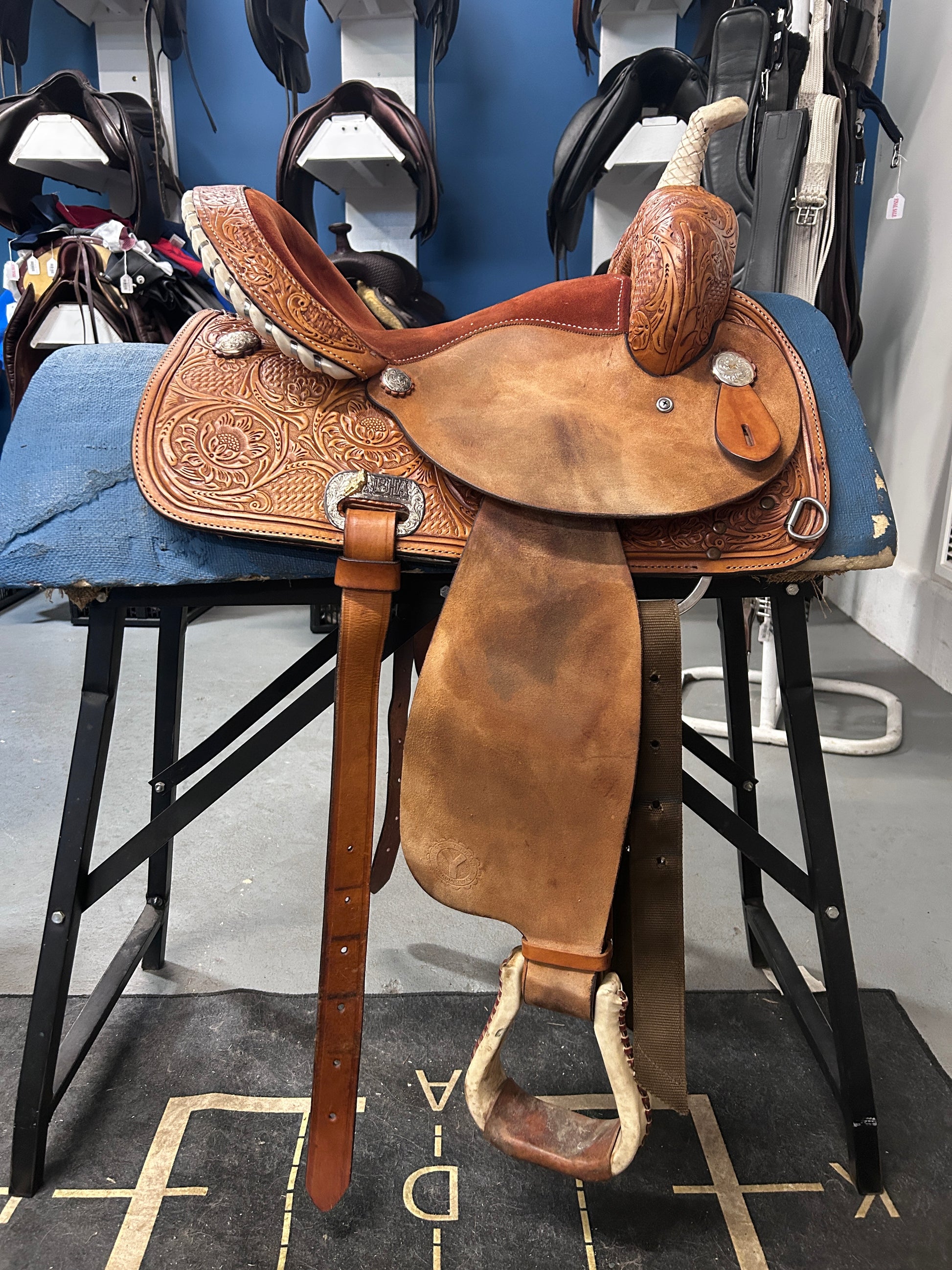 14" Circle Y NBHA Barrel Saddle-Evolution Equestrian Co.-Evolution Equestrian Co.