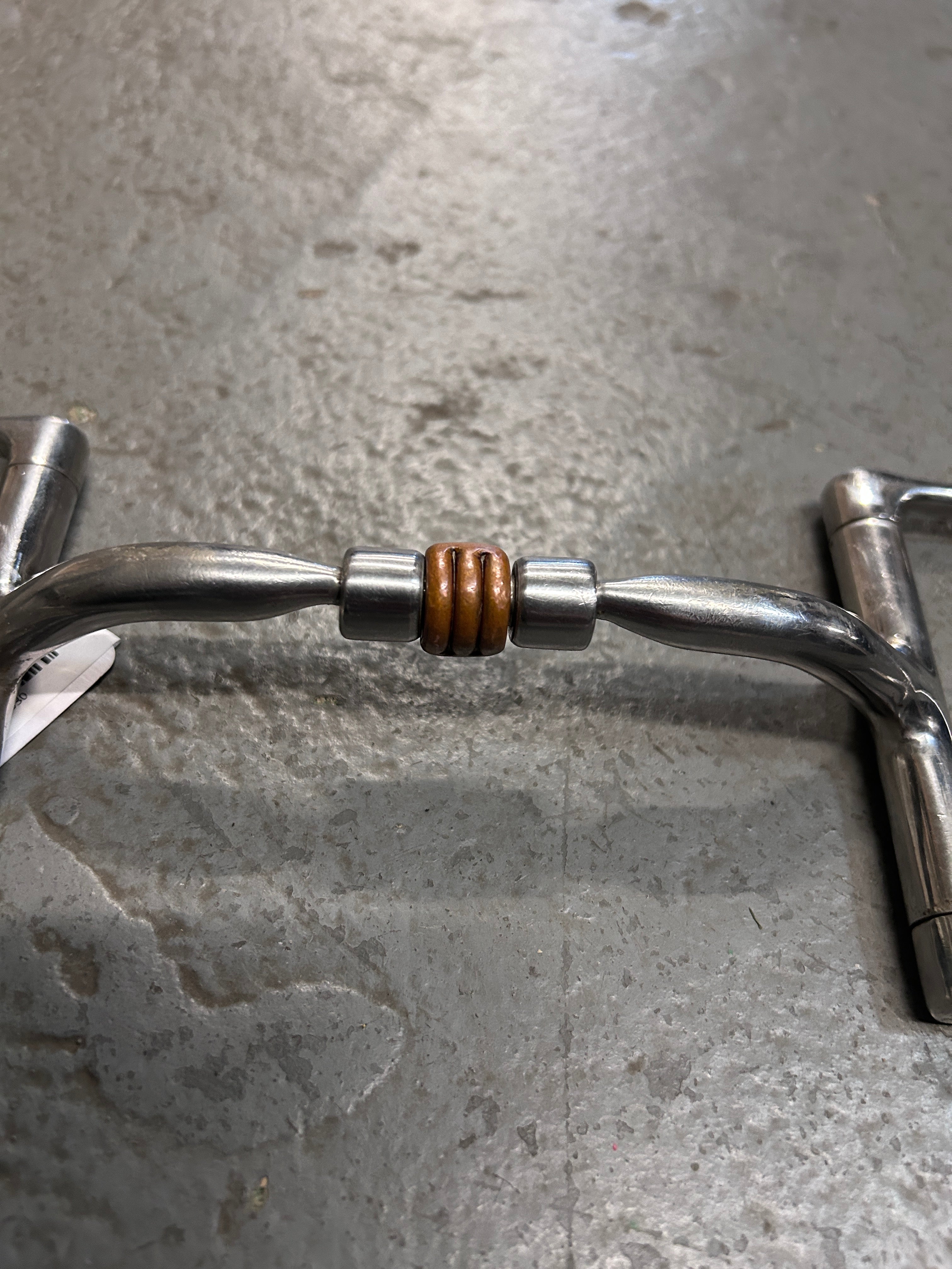 Myler Dee Ring Snaffle with Copper Roller 5"