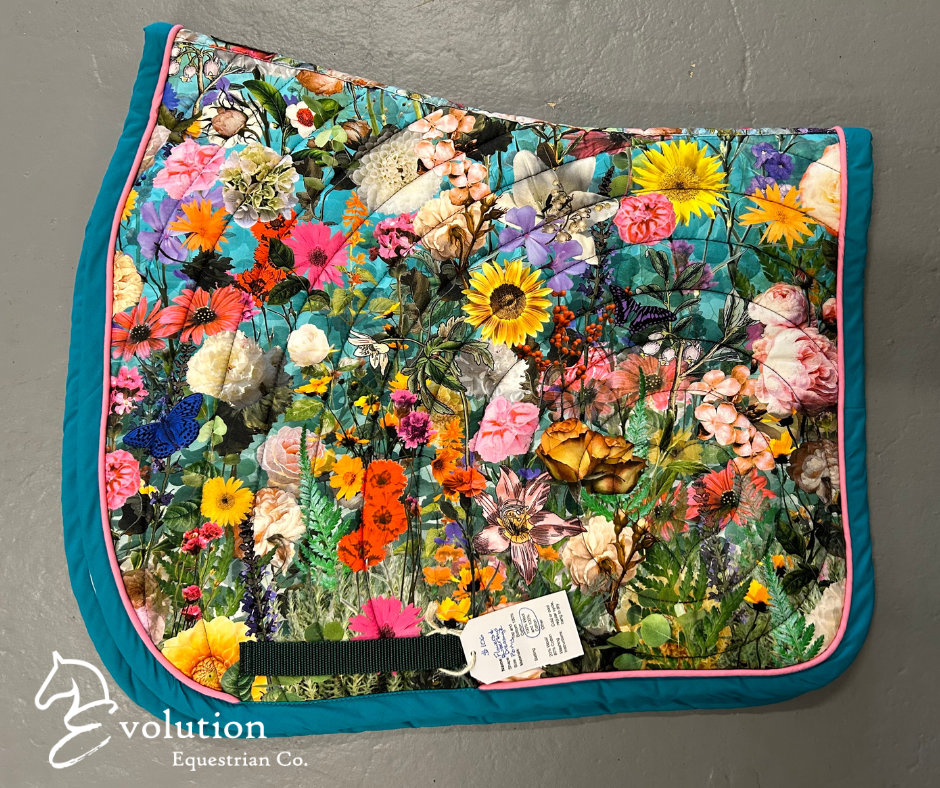27 Cedar Custom Dressage Saddle Pads-English Saddle Pad-27 Cedar Custom Saddle Pads-Postcards from Paris - Full-Evolution Equestrian Co.
