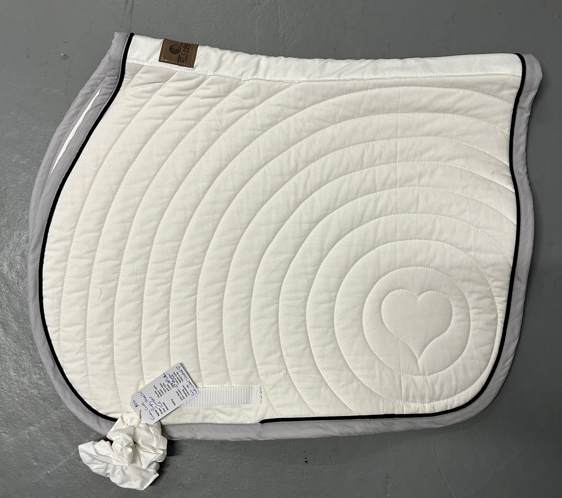 27 Cedar Custom Dressage Saddle Pads-English Saddle Pad-27 Cedar Custom Saddle Pads-Postcards from Paris - Full-Evolution Equestrian Co.