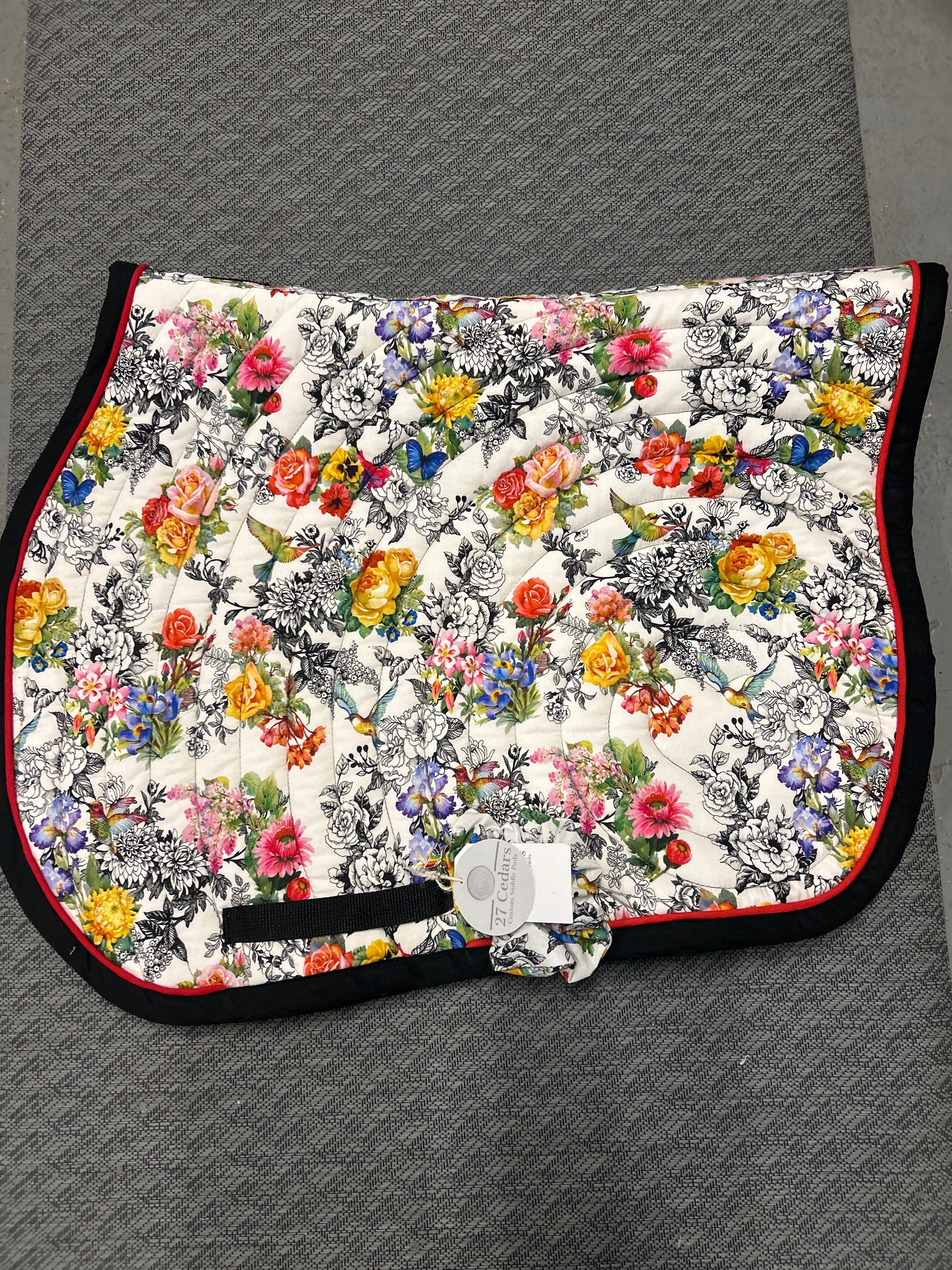 27 Cedar Custom Jumper English Saddle Pads-Western Saddle Pad-27 Cedar Custom Saddle Pads-Benvenvto Road - Full-Evolution Equestrian Co.