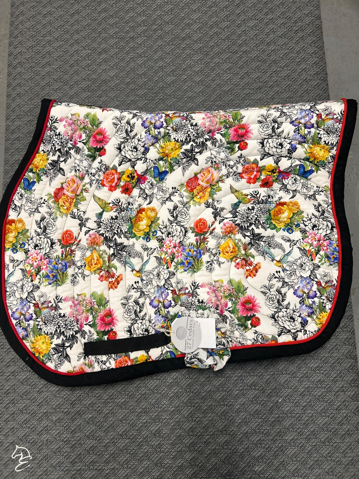 27 Cedar Custom Jumper English Saddle Pads-Western Saddle Pad-27 Cedar Custom Saddle Pads-Benvenvto Road - Full-Evolution Equestrian Co.