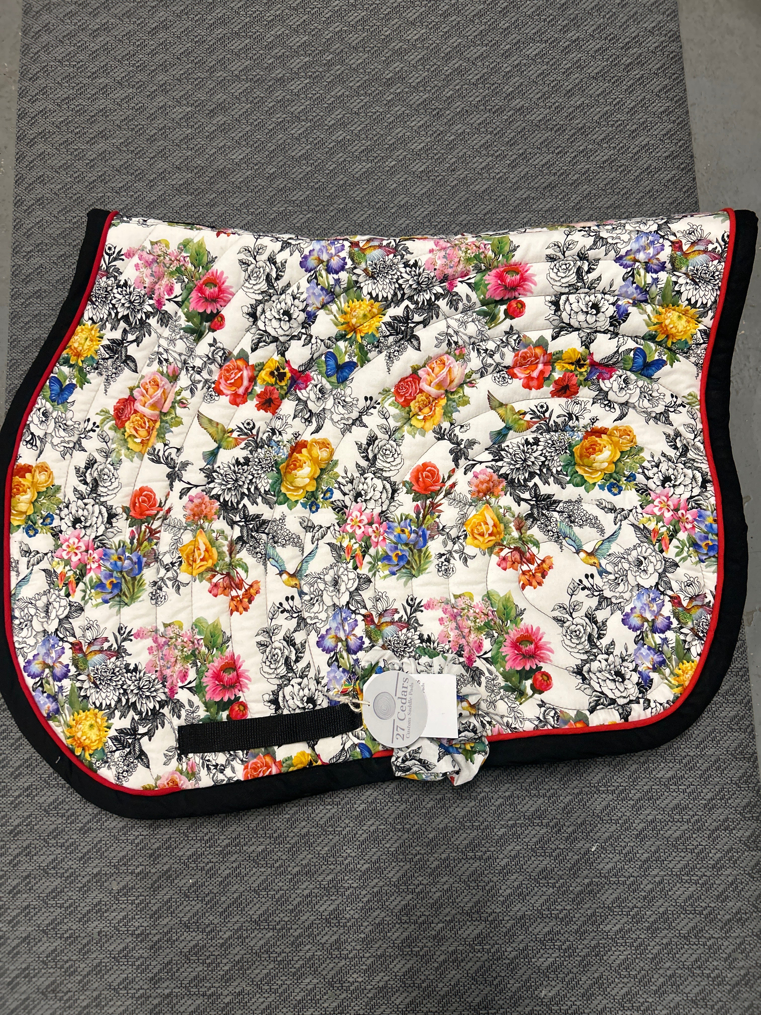 27 Cedar Custom Jumper English Saddle Pads-Western Saddle Pad-27 Cedar Custom Saddle Pads-Benvenvto Road - Full-Evolution Equestrian Co.