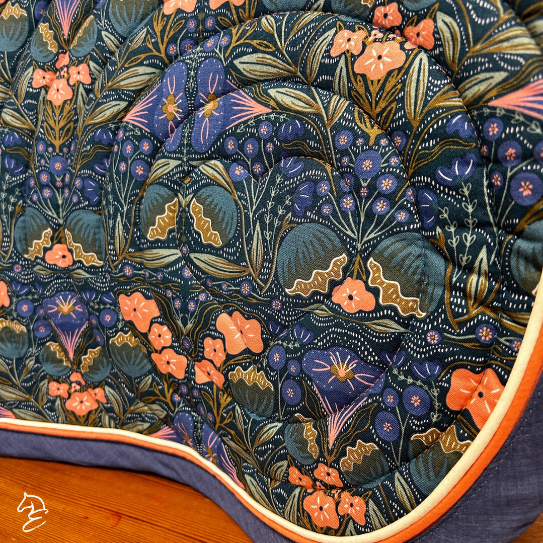 27 Cedar Custom Jumper English Saddle Pads-Western Saddle Pad-27 Cedar Custom Saddle Pads-Kynaite Blue - Full-Evolution Equestrian Co.