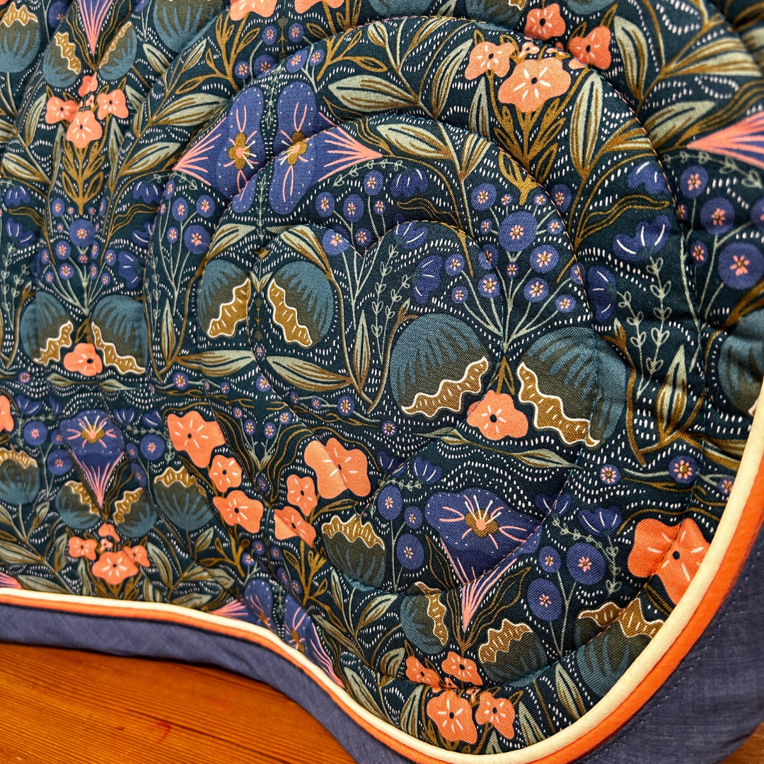 27 Cedar Custom Jumper English Saddle Pads-Western Saddle Pad-27 Cedar Custom Saddle Pads-Kynaite Blue - Full-Evolution Equestrian Co.
